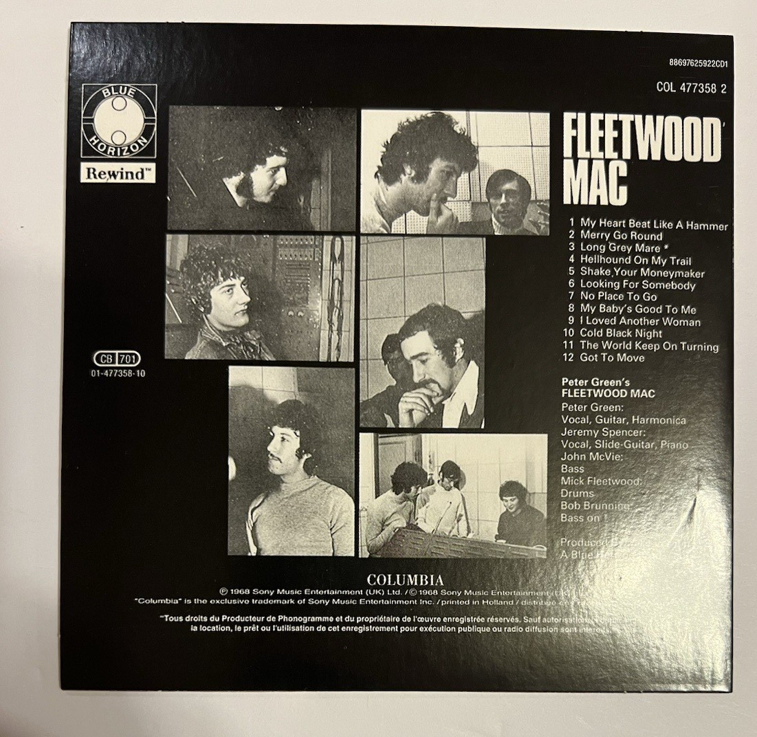 Original Album Classics by Fleetwood Mac (3-CDs-Sony Legacy) -3 Albums-Like New