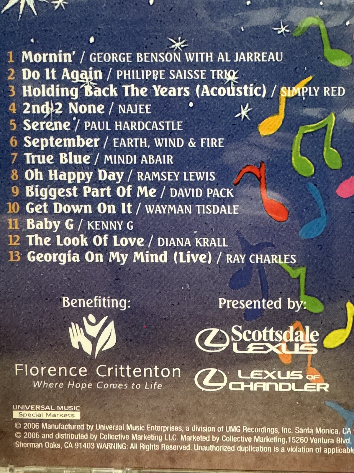 Smooth Jazz ~ 95.5 KYOT ~ Sampler Volume 12 ~ 2006 CD