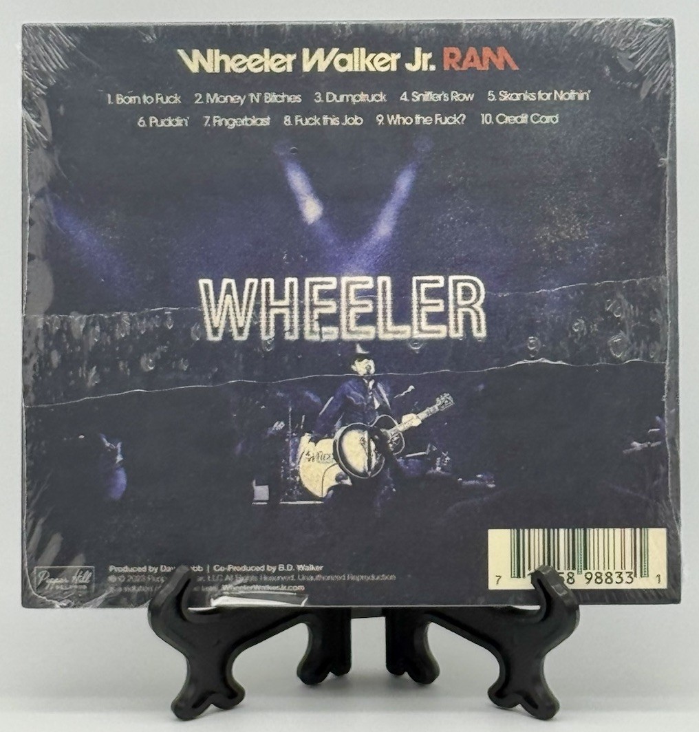 Wheeler Walker Jr. Ram CD Digipak 2023 Pepper Hill Records New Factory Sealed