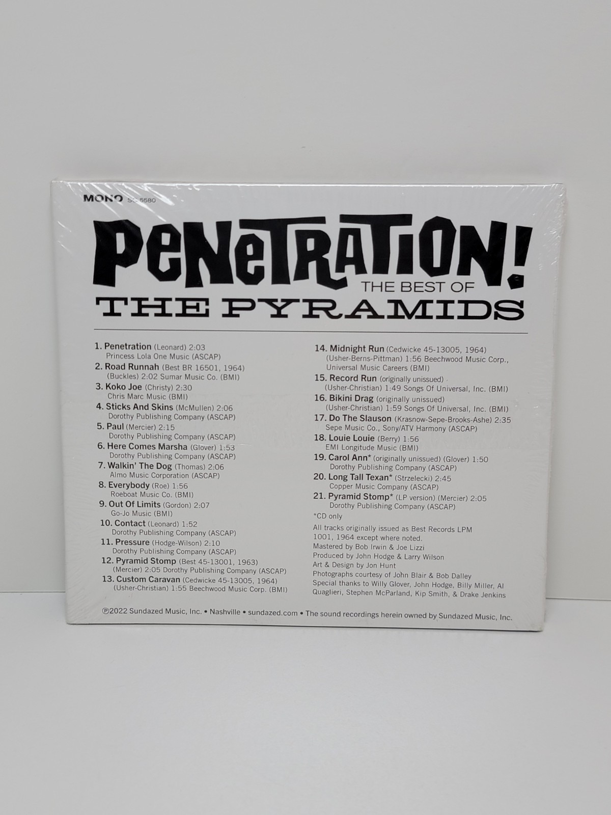 Penetration The Best of the Pyramids by Pyramids (CD, 2022) Sundazed NEW SEALED
