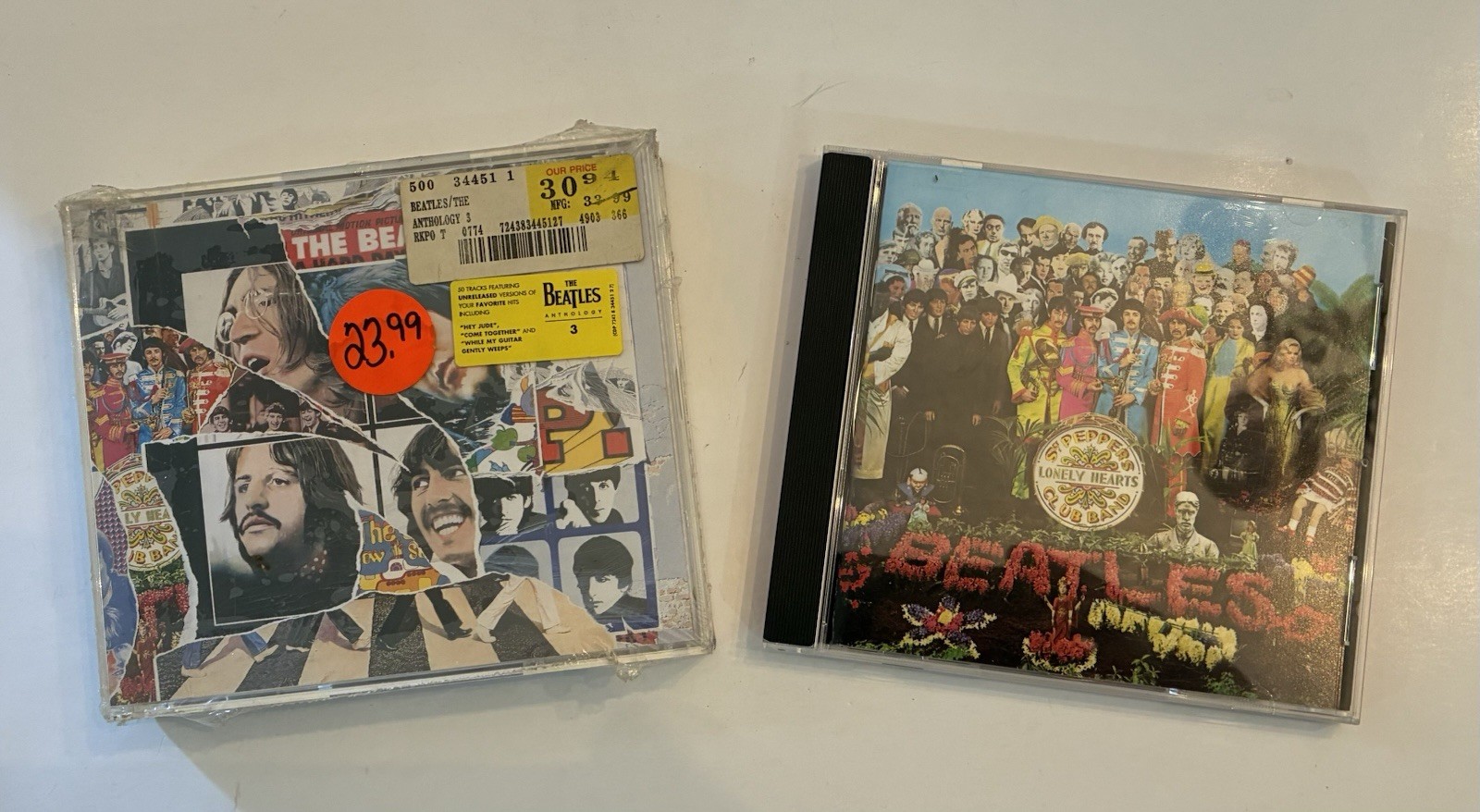 The Beatles Anthology 3 Double CD Set 1996 Apple Records New Sealed + Sgt Pepper