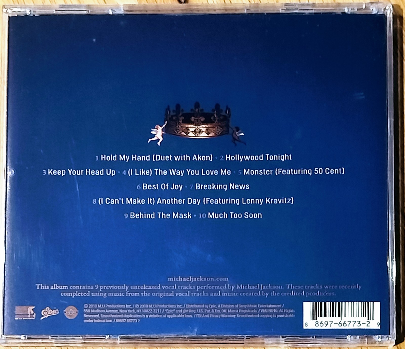 Michael Jackson Michael Epic 88697 667732 Previously Unreleased Material