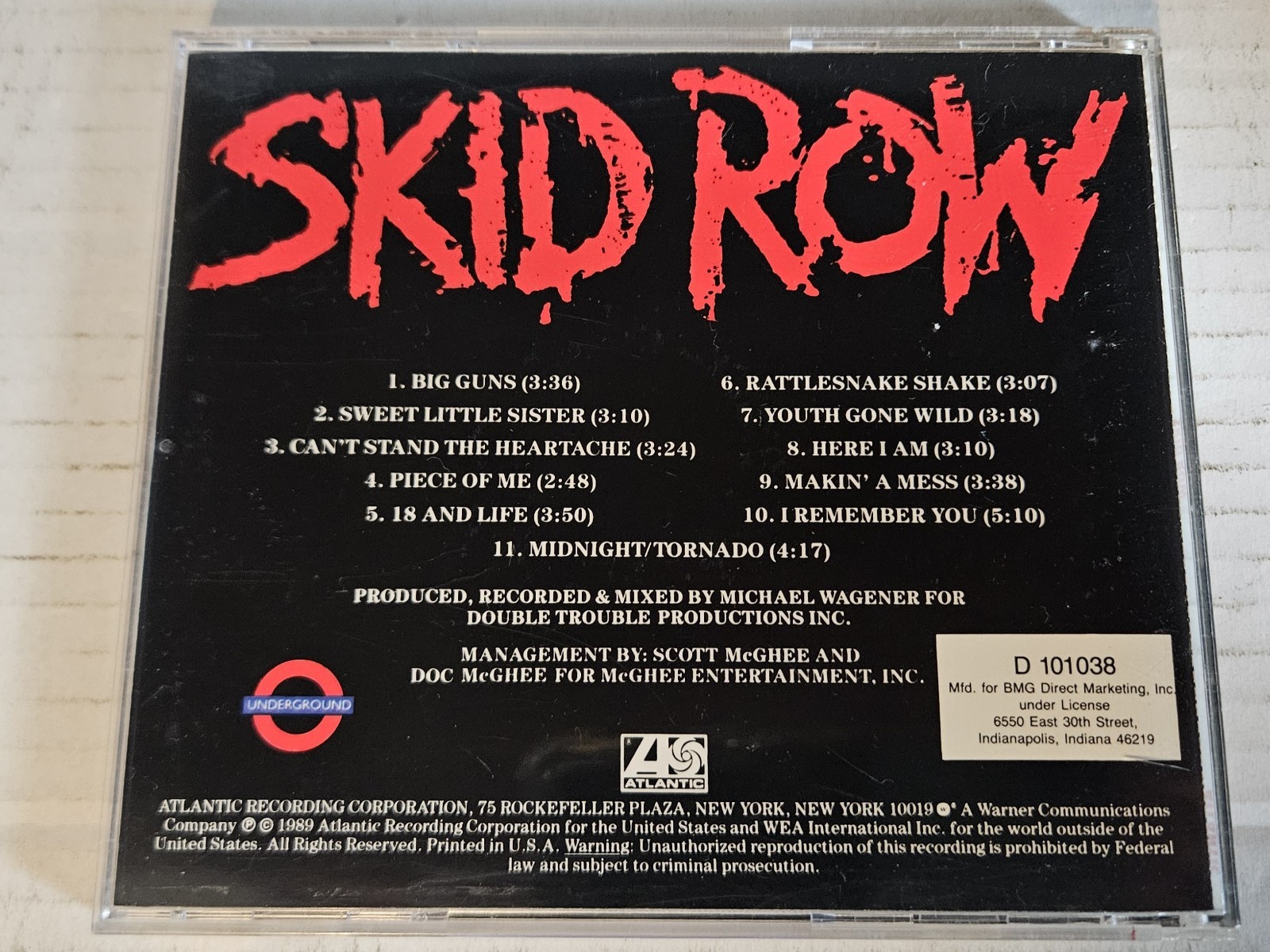 Skid Row CD Skid Row