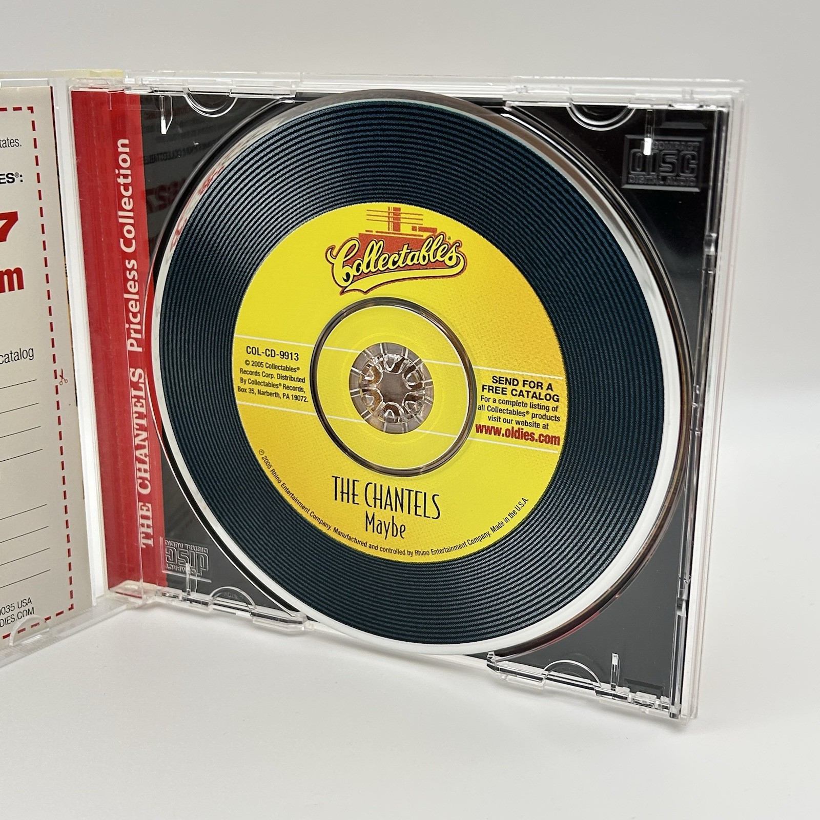 The Chantels - Maybe (CD, Compilation, 2005, Collectables Great Group Series)