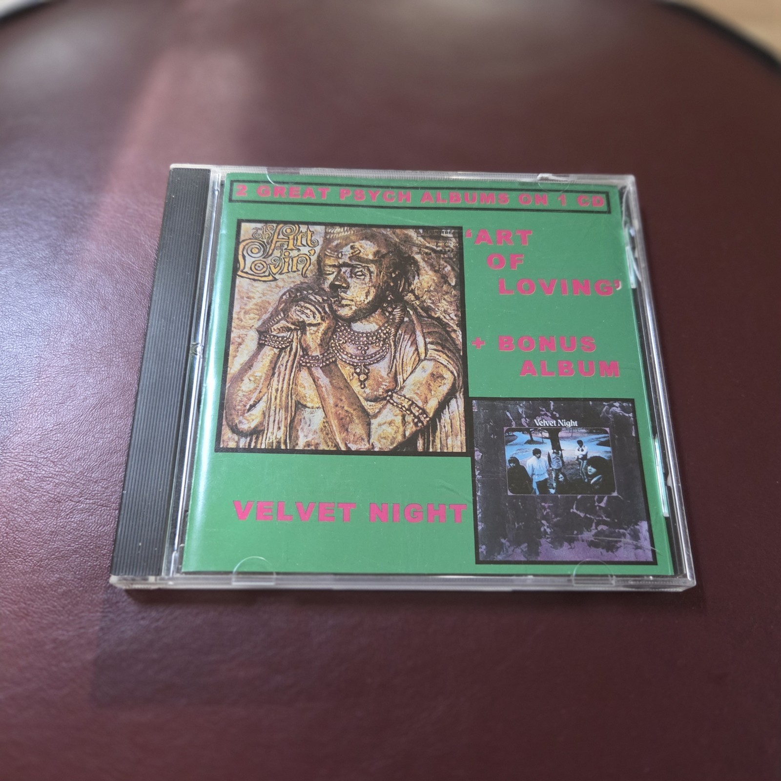 2on1 CD: ART OF LOVIN and VELVET NIGHT pop, folk, psych rock