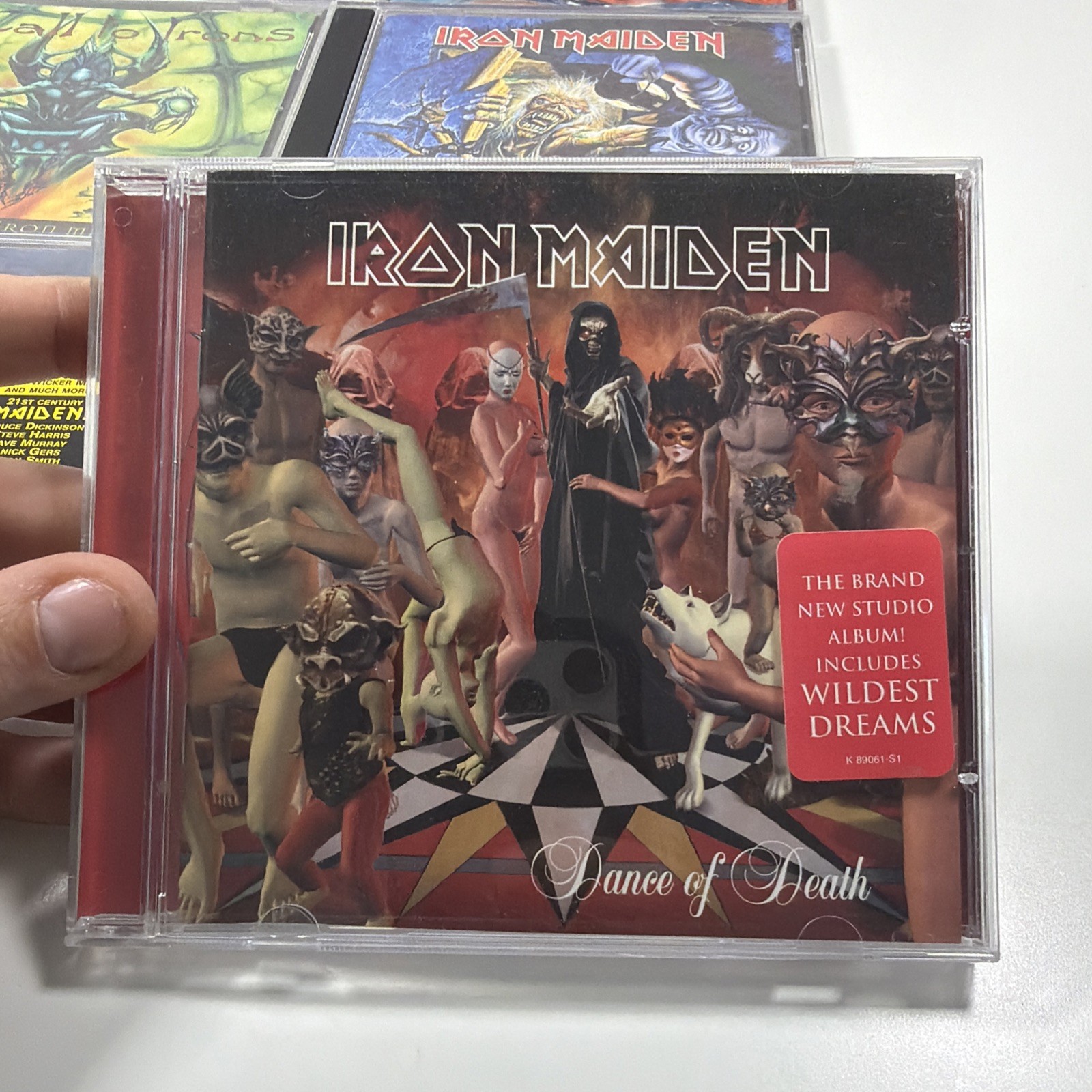 Lot Of 7 Iron Maiden Cd Albums Mint Discs Complete Clean 10 Disc Set Rare HTF