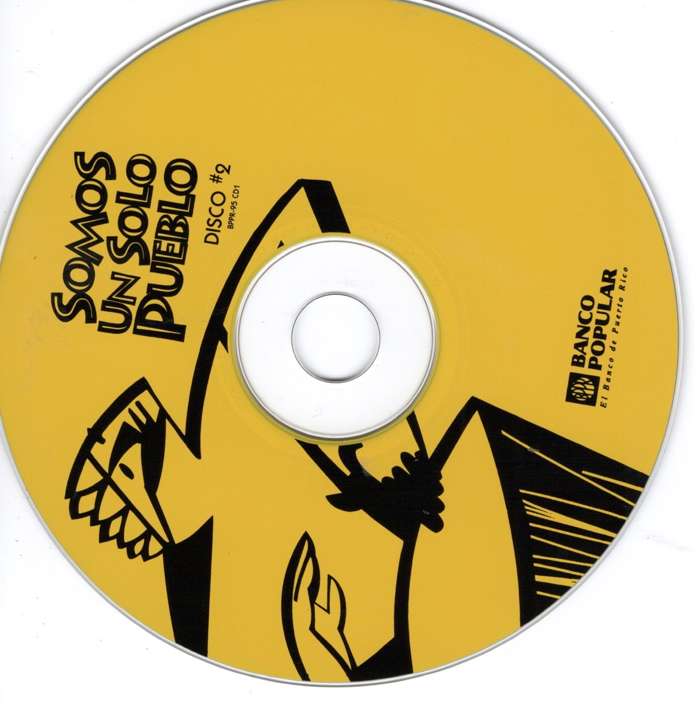 RARE "SOMOS UN SOLO PUEBLO" 1995-BPPR -2 CD'S