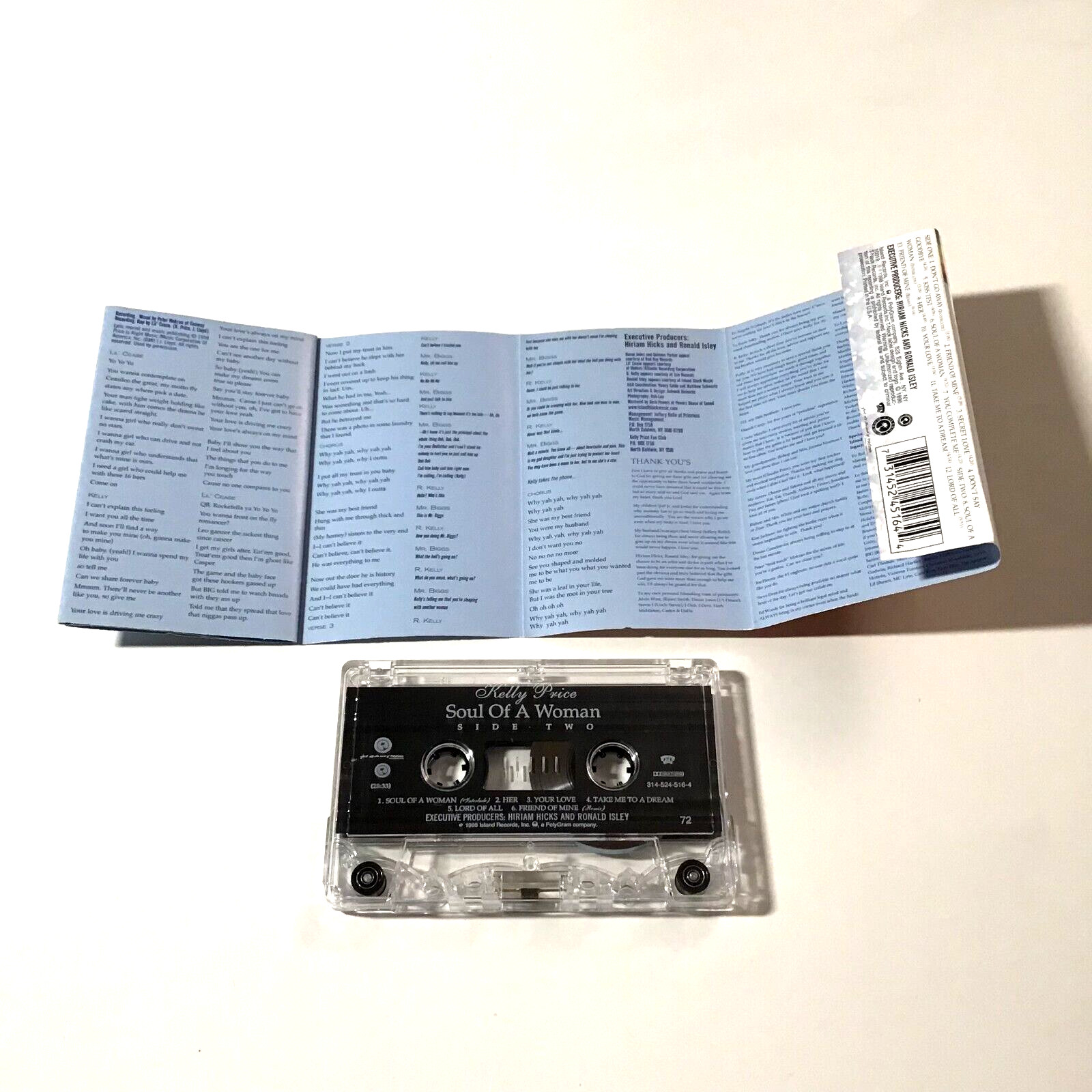 Kelly Price Soul Of A Woman Cassette 1996 R&B, Gospel Tested