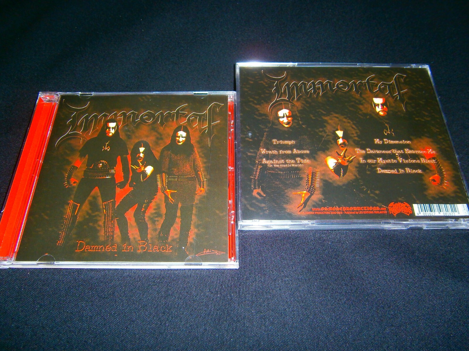IMMORTAL - Damned in Black. CD