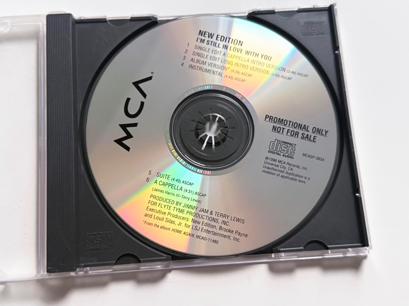 New Edition I'm Still In Love With You Promo CD Single 6 Remixes Acapella Instru