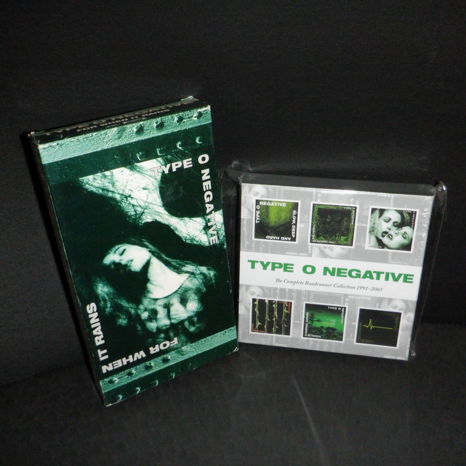 TYPE O NEGATIVE CD VHS Complete Roadrunner Collection NEW For When It Rains VHS