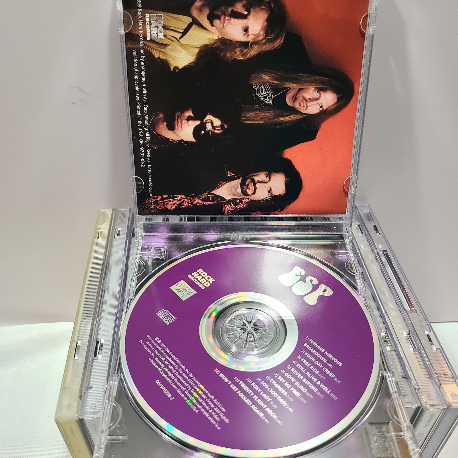 ESP Eric Singer Project CD Rock Hard 1999 NM Mint Disc John Corabi Bruce Kulick