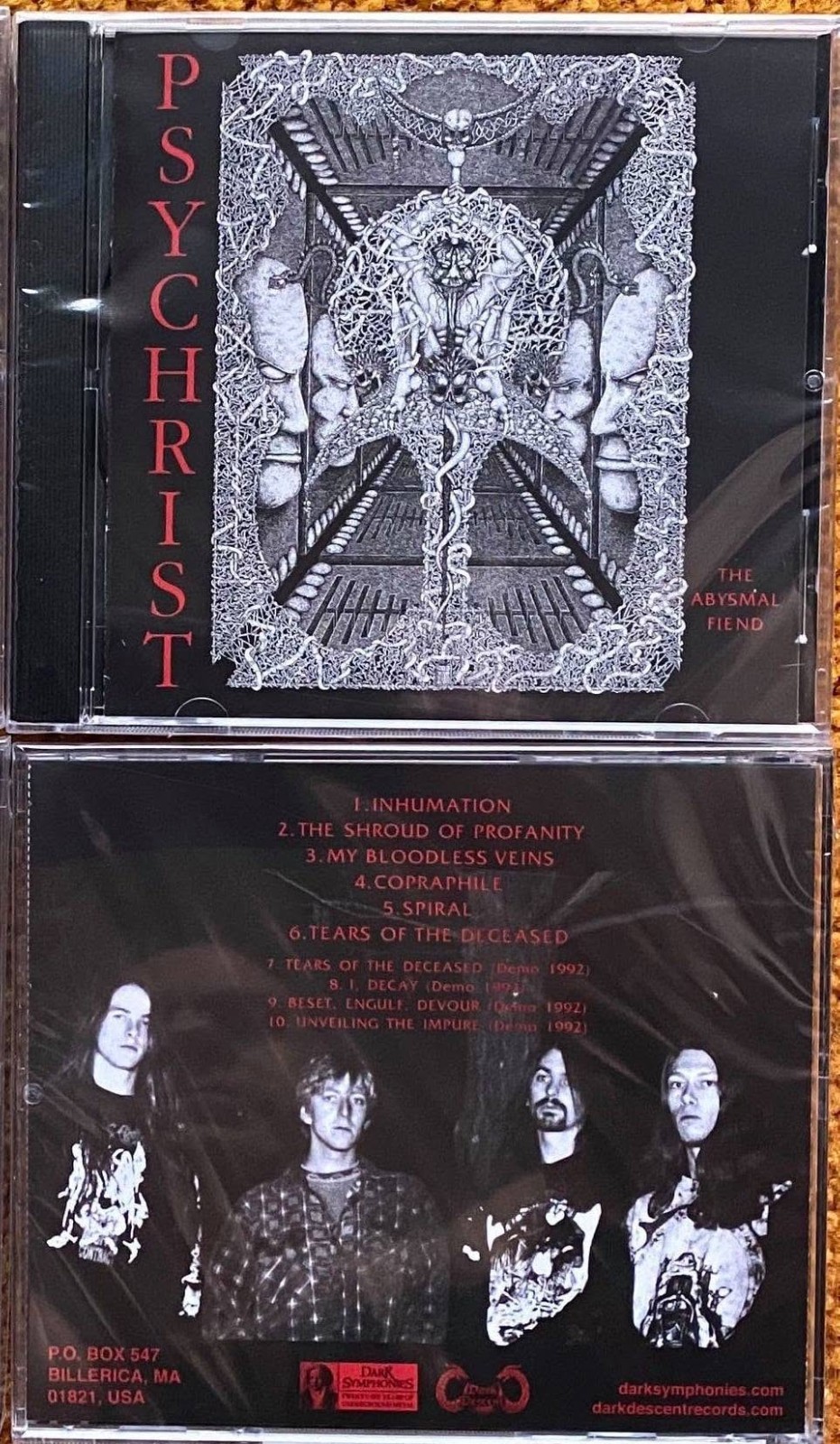 Psychrist – The Abysmal Fiend Dark Symphonies – DARK 135 2021 CD NEW / SEALED