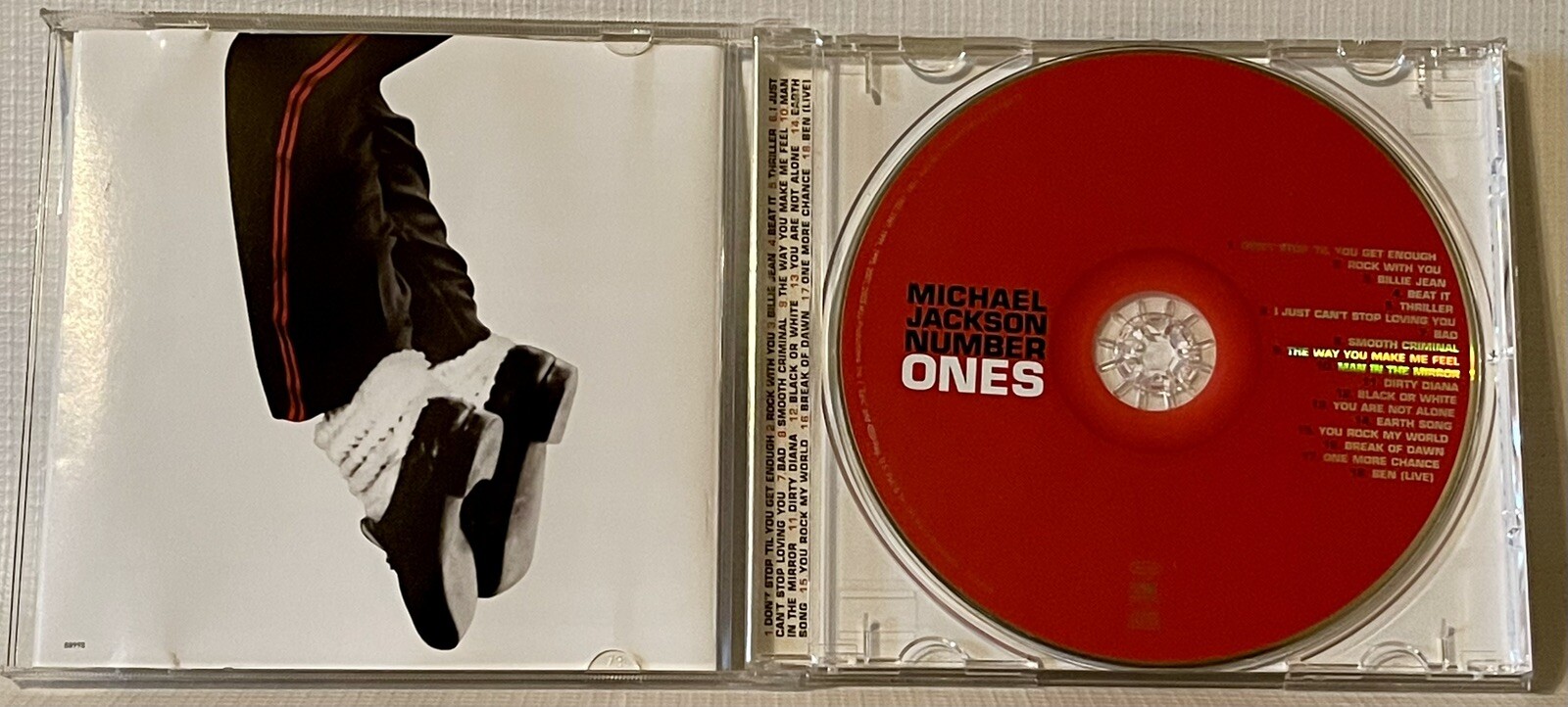 Michael Jackson Number Ones CD Epic EK 88998