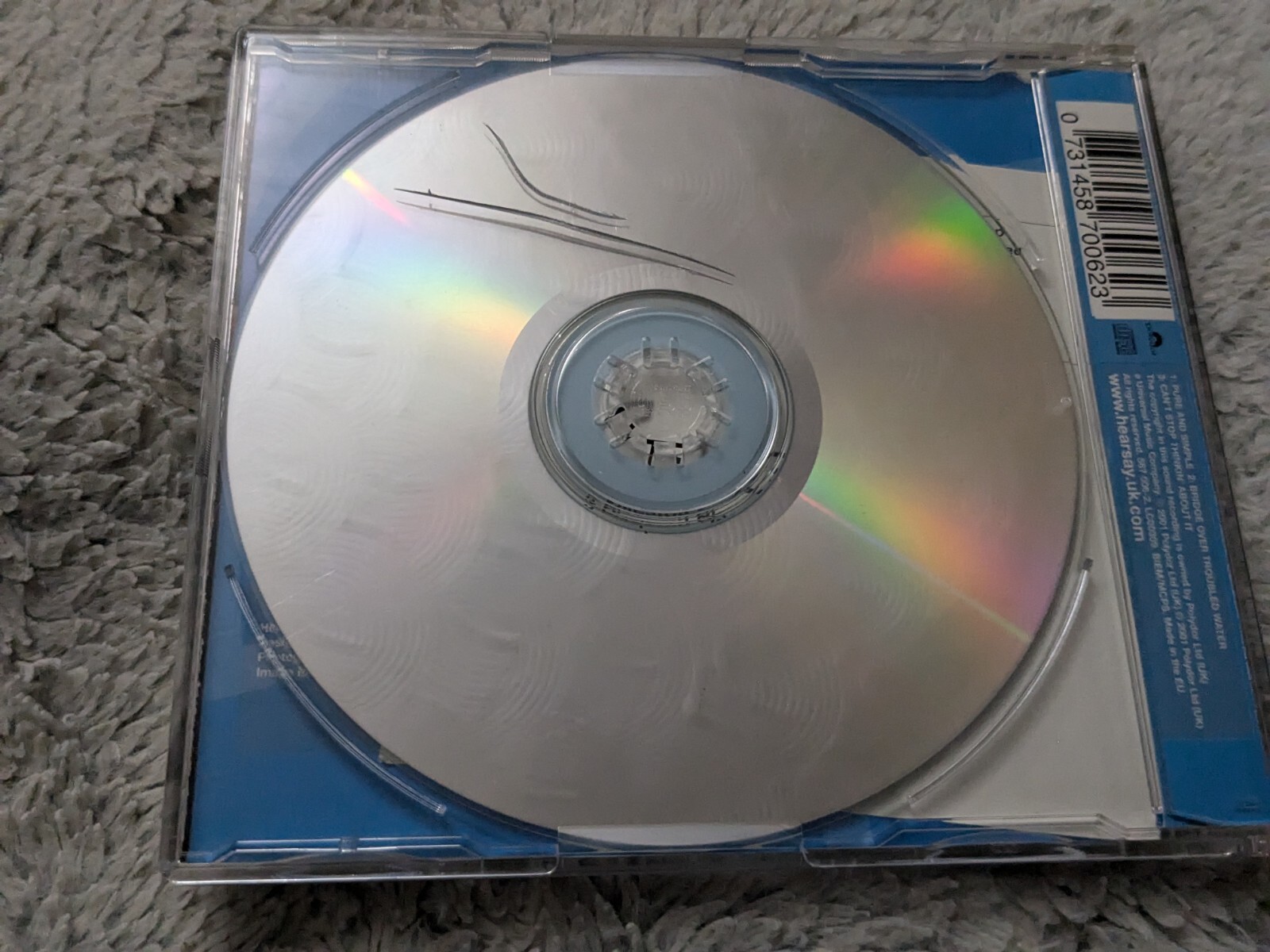 HEAR'SAY Pure And Simple 3 Track CD Single [2001] VGC Disc/inlay|FAIR Case