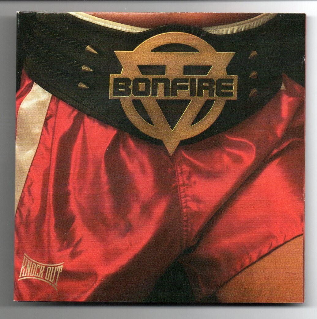 BONFIRE: KNOCKOUT CD JAPANESE IMPORT PROMO OBI HARD ROCK