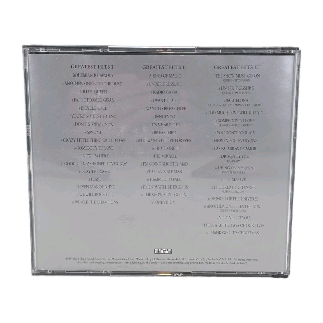 Queen The Platinum Collection: Greatest Hits I, II & III CDs - GOOD