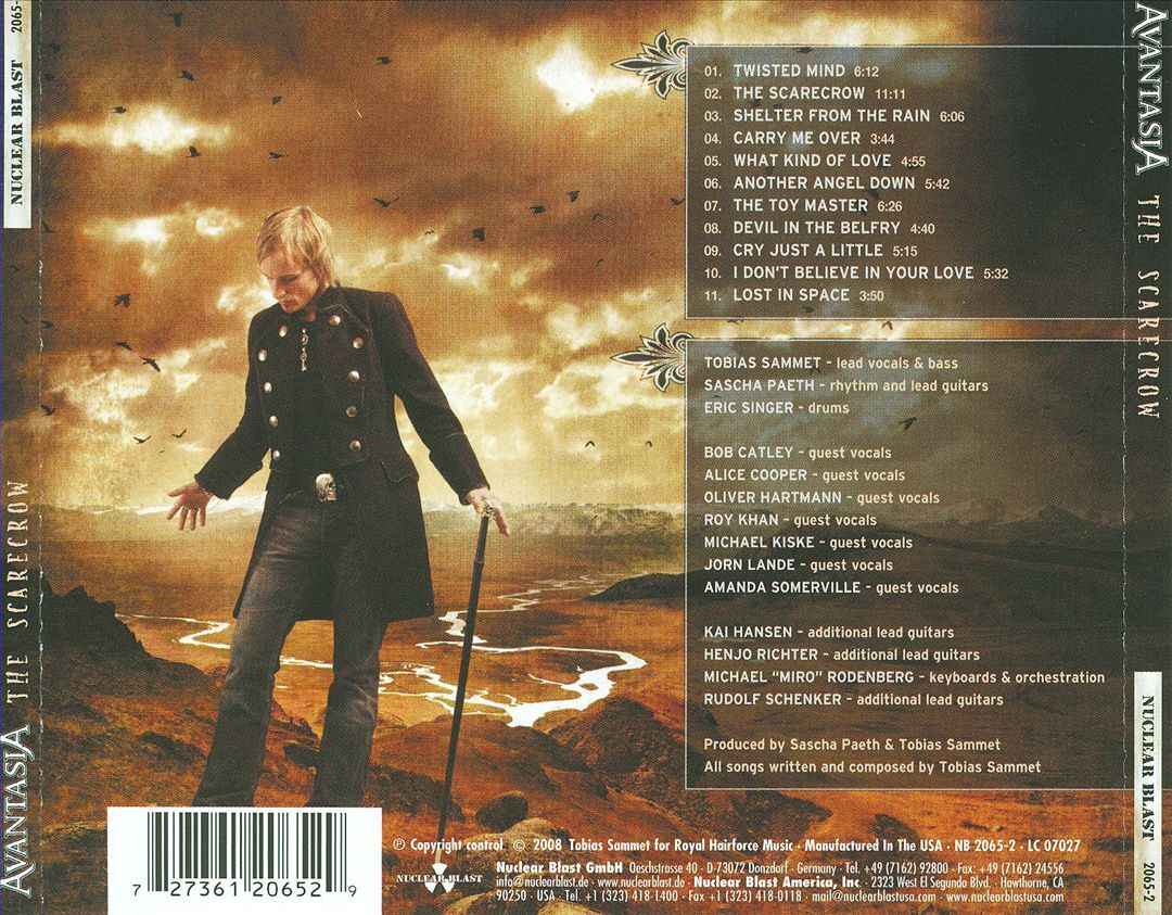 AVANTASIA - THE SCARECROW NEW CD