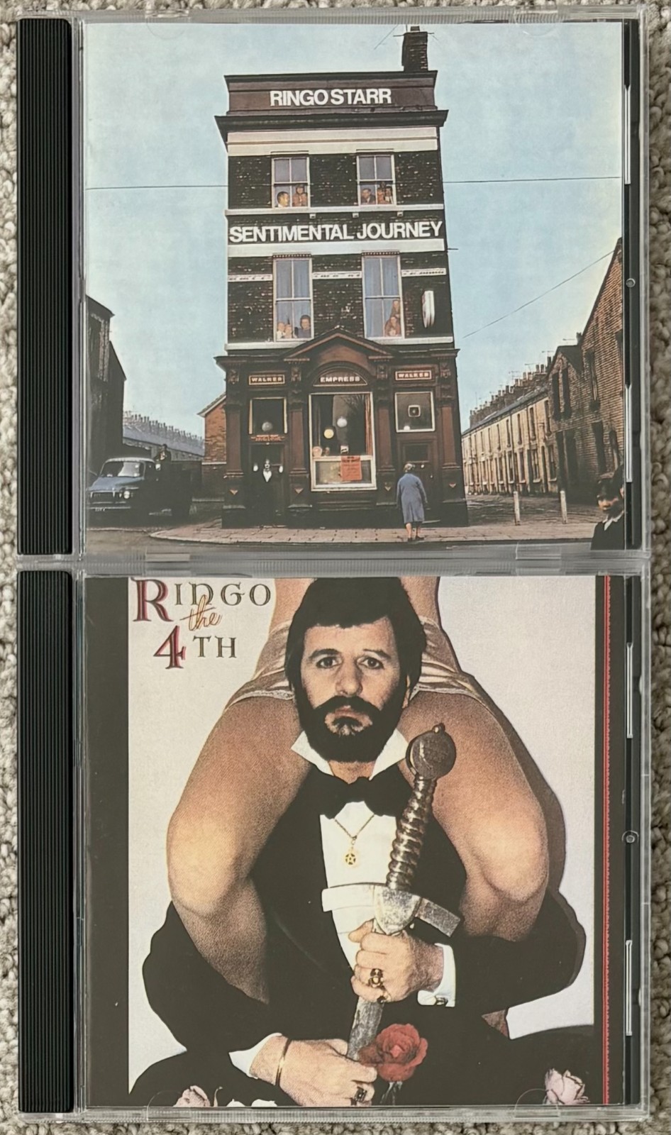 Beatles Ringo Starr 2 RARE OOP CDs 4th and Sentimental Journey EXC condition