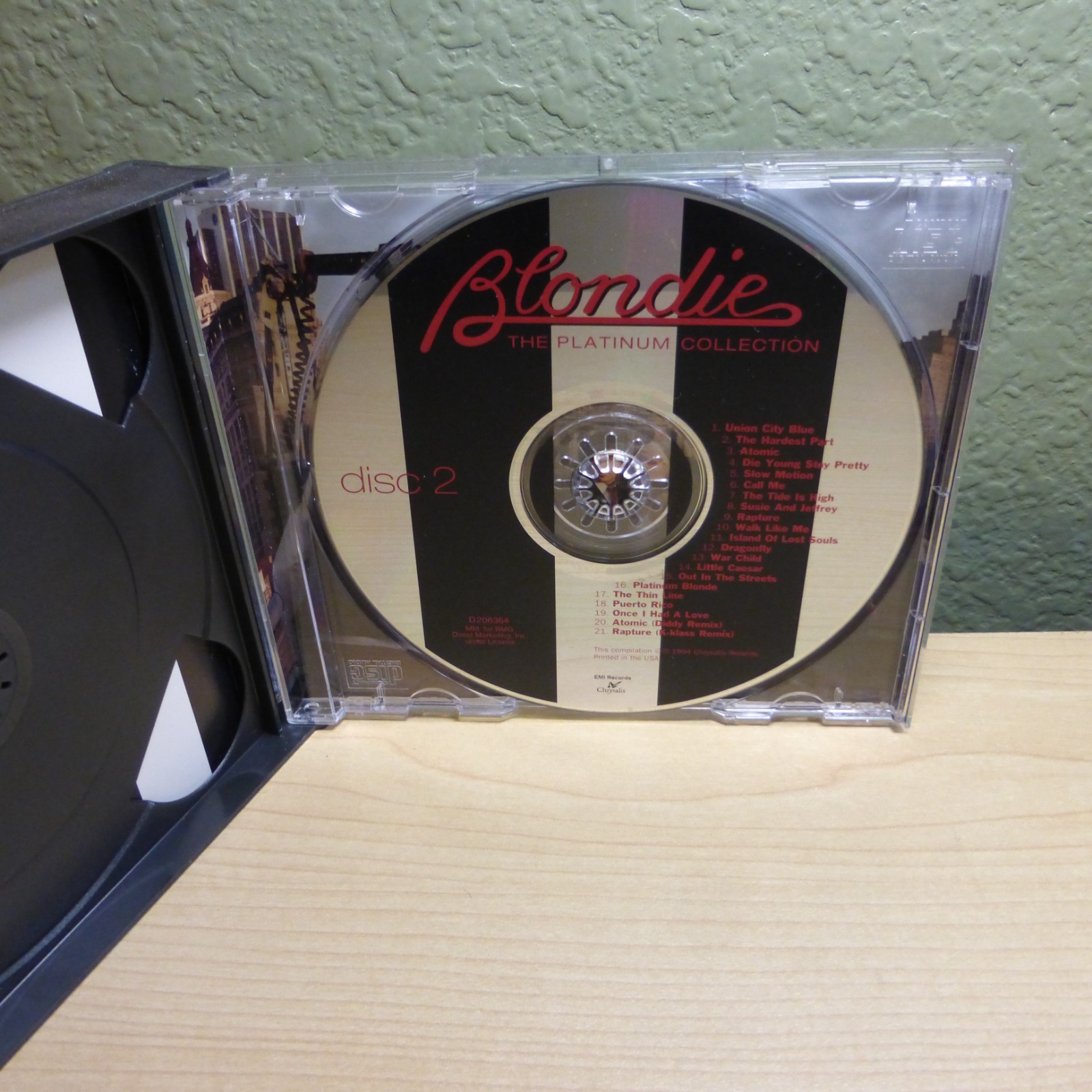 Blondie The Platinum Collection 2 CD Set 47 Tracks EMI Chrysalis BMG Club