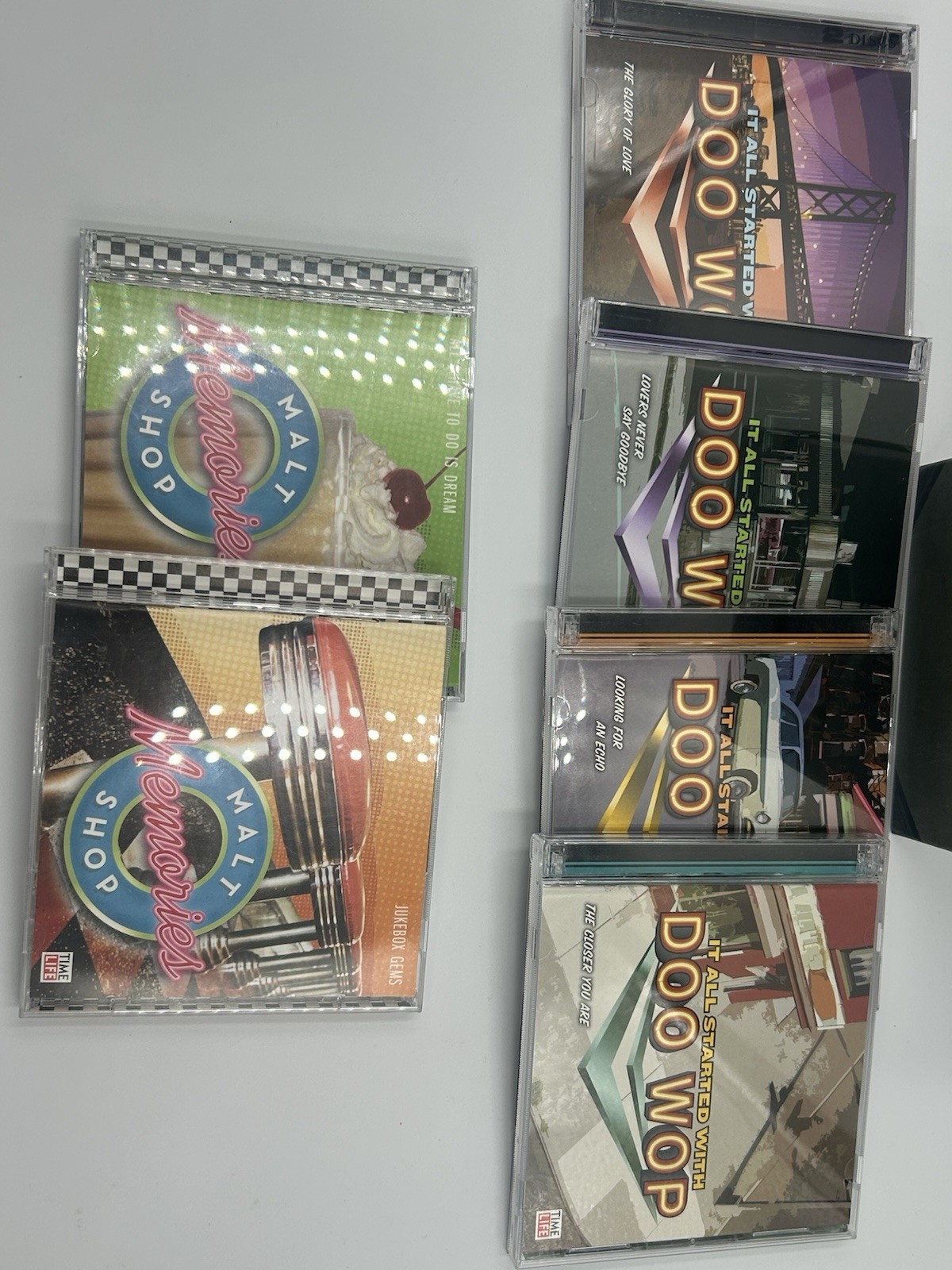 It All Started with Doo Wop 4 CDs + 2 Malt Shop Memories CDs