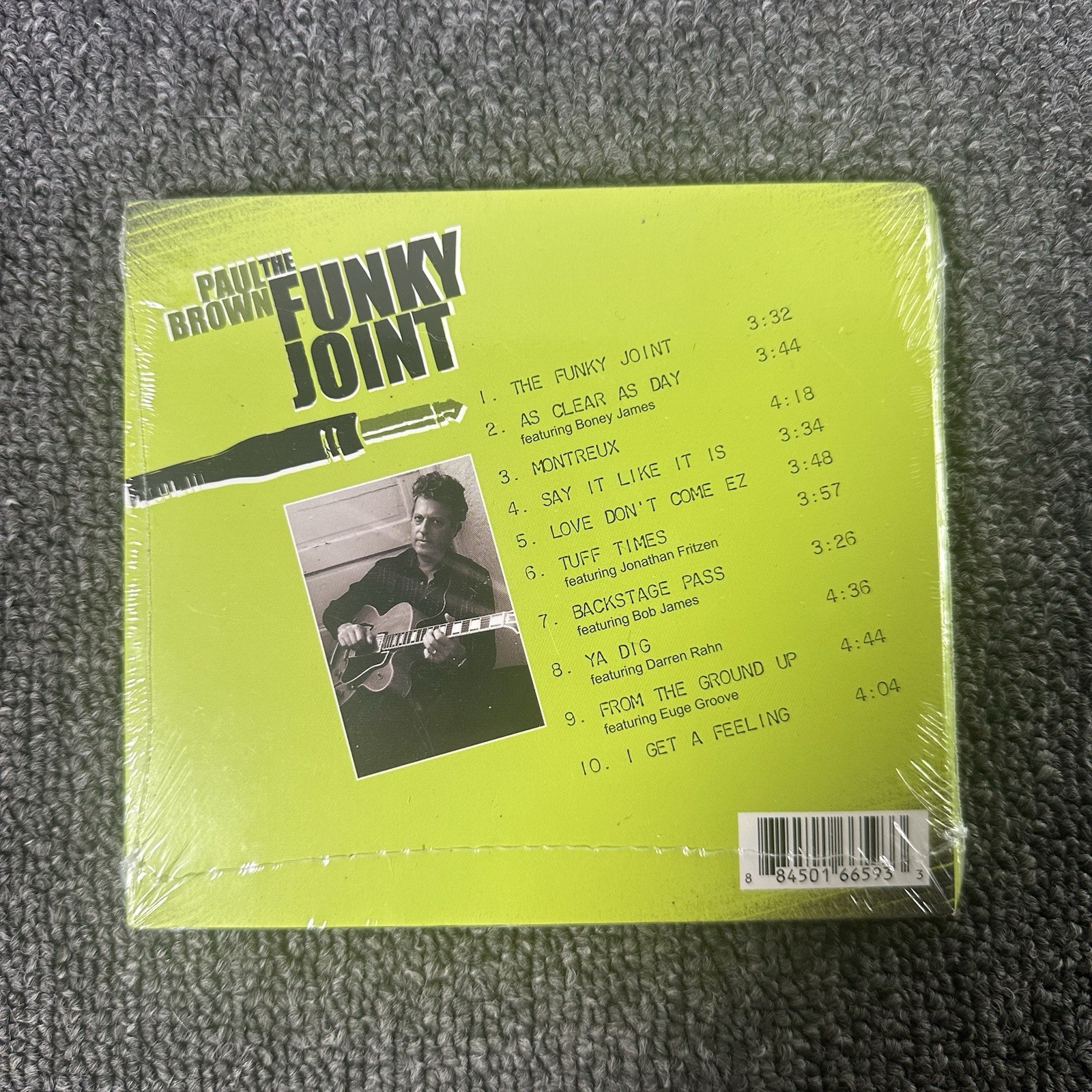 PAUL BROWN THE FUNKY JOINT SEALED CD 2012 OOP RARE Green Edition