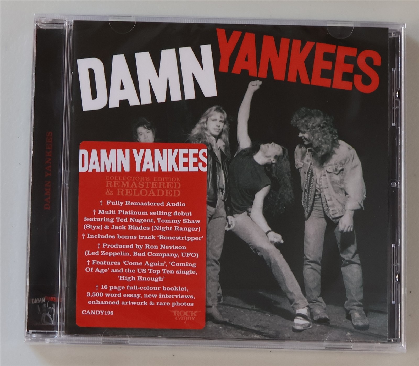 Damn Yankees self titled CD new Rock Candy Records Reissue s/t same