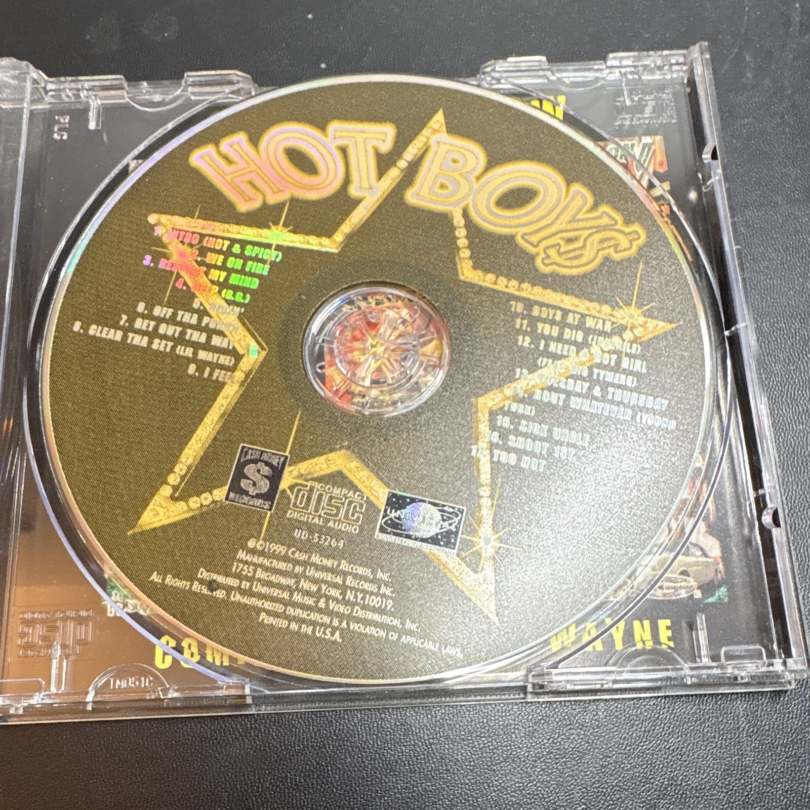 Hot Boys/Big Tymers Guerrilla Warfare CD 1999 Cash Money UD-53204 Parental
