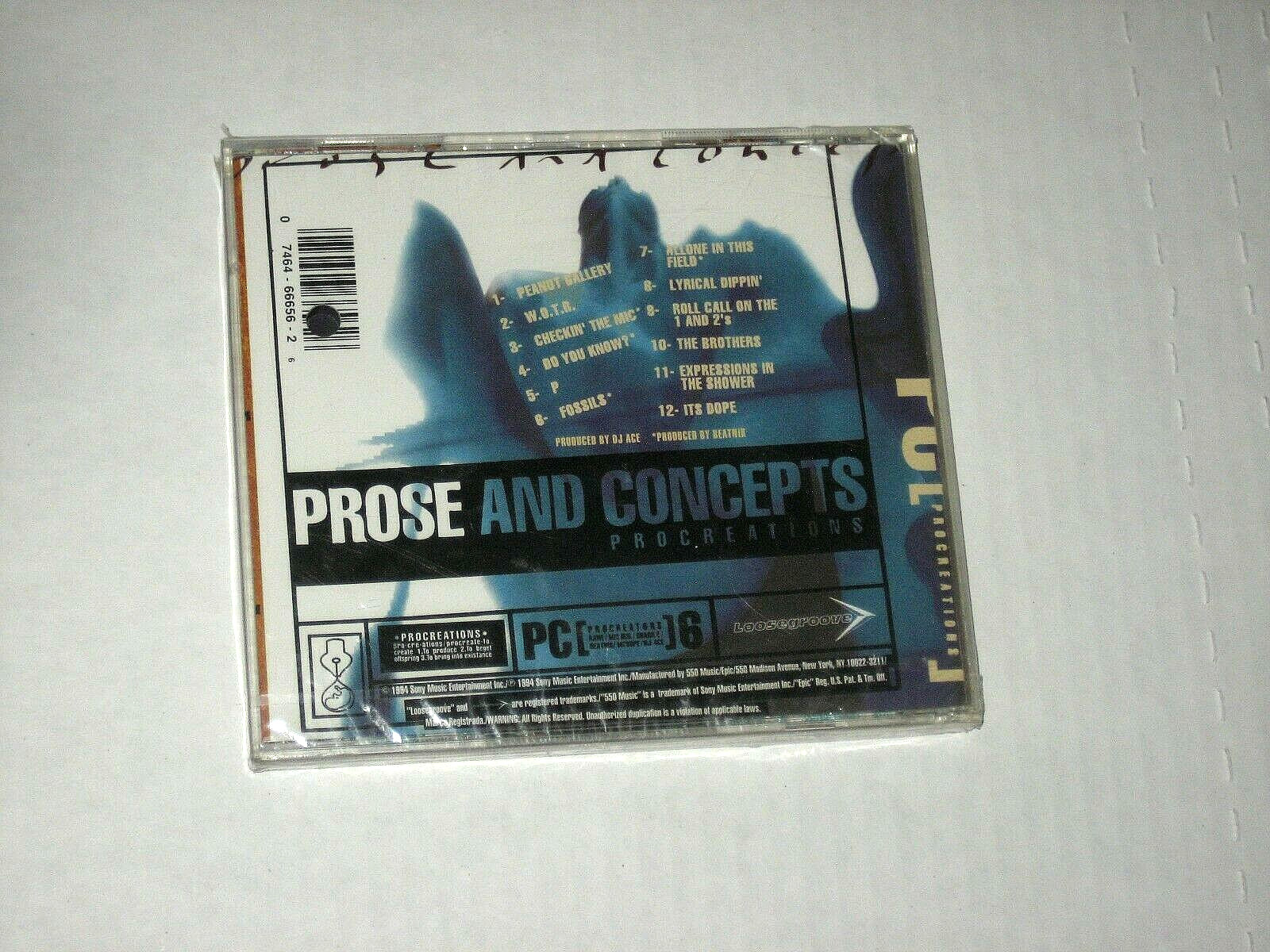 CD PROSE AND CONCEPTS procreations(SEALED/1994)SONY nice SEE PICS