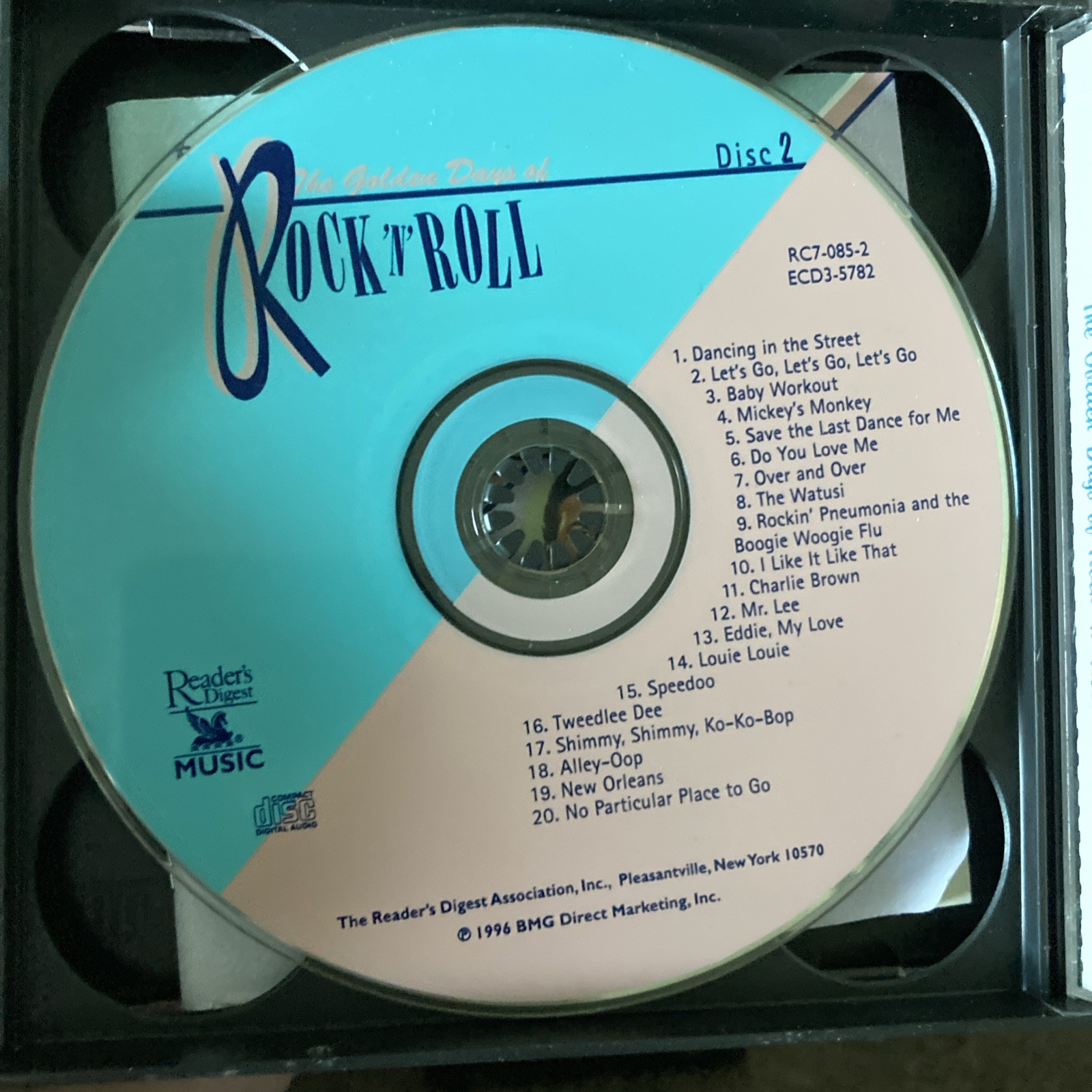 Reader's Digest The Golden Days of Rock 'N' Roll 1955-1964 3 CD Set 60 Tracks