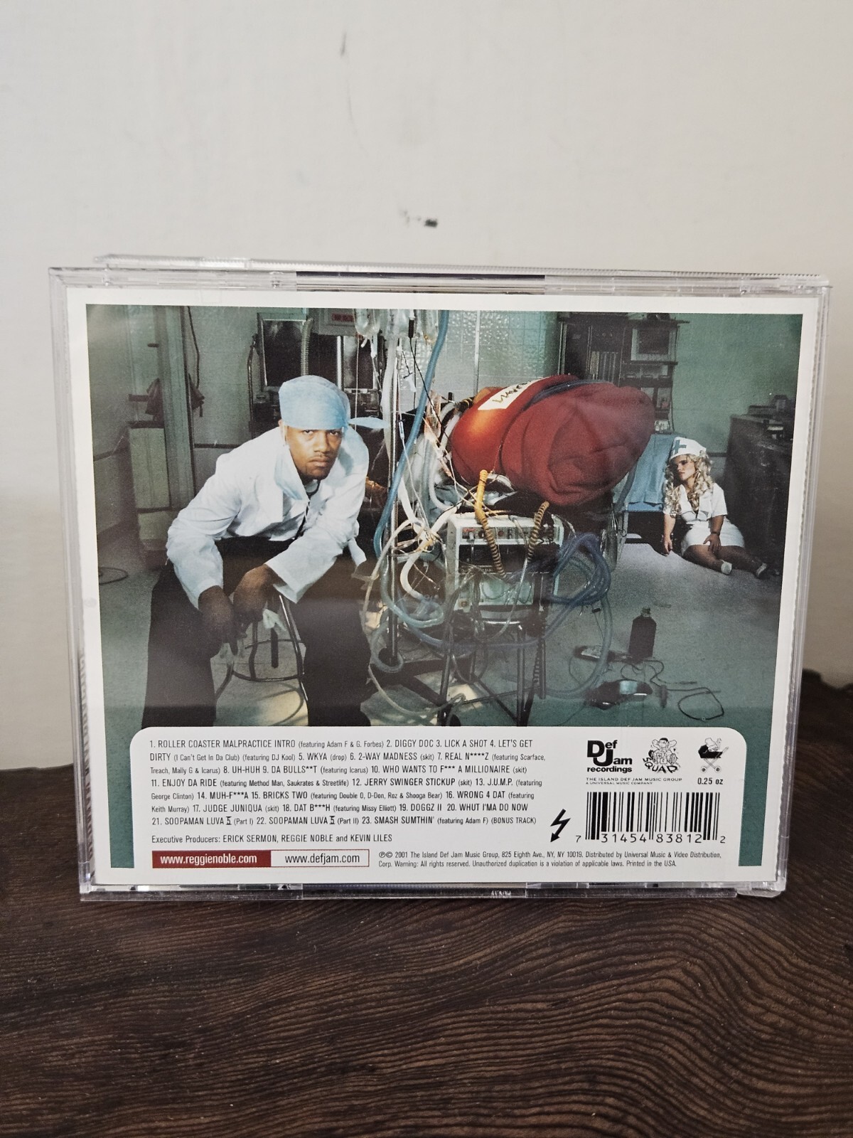 Redman Malpractice CD Def Jam Reggie Def Squad 2001 WORKS Keith Murray Sermon