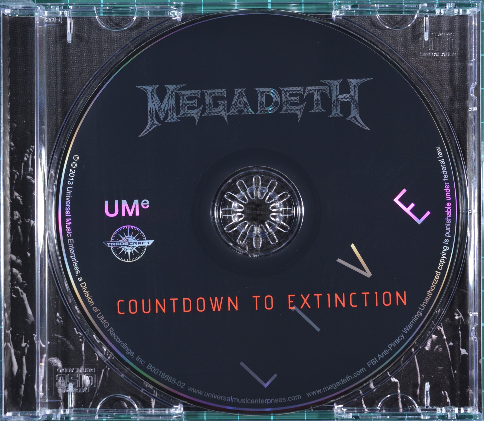 Countdown to Extinction: Live by Megadeth [US Import - UMe 2013] - MINT