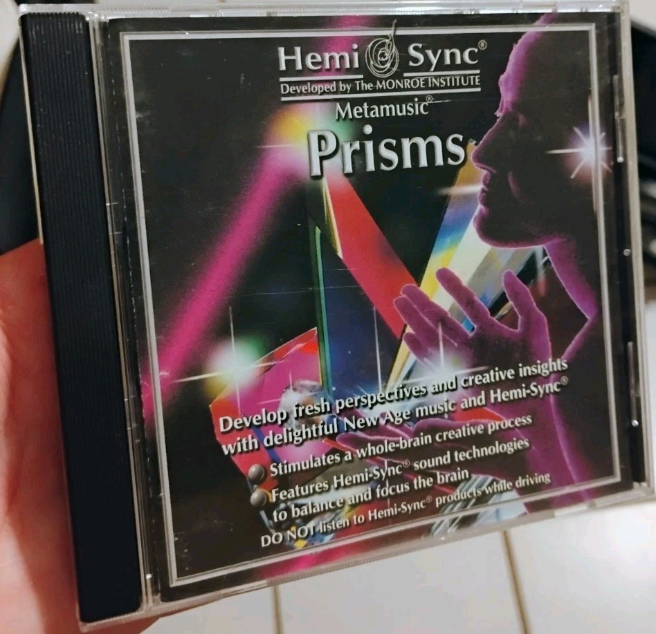 Monroe Institute Hemi-Sync lot of 3 Prisms, Hypertension & Desert Moon Song