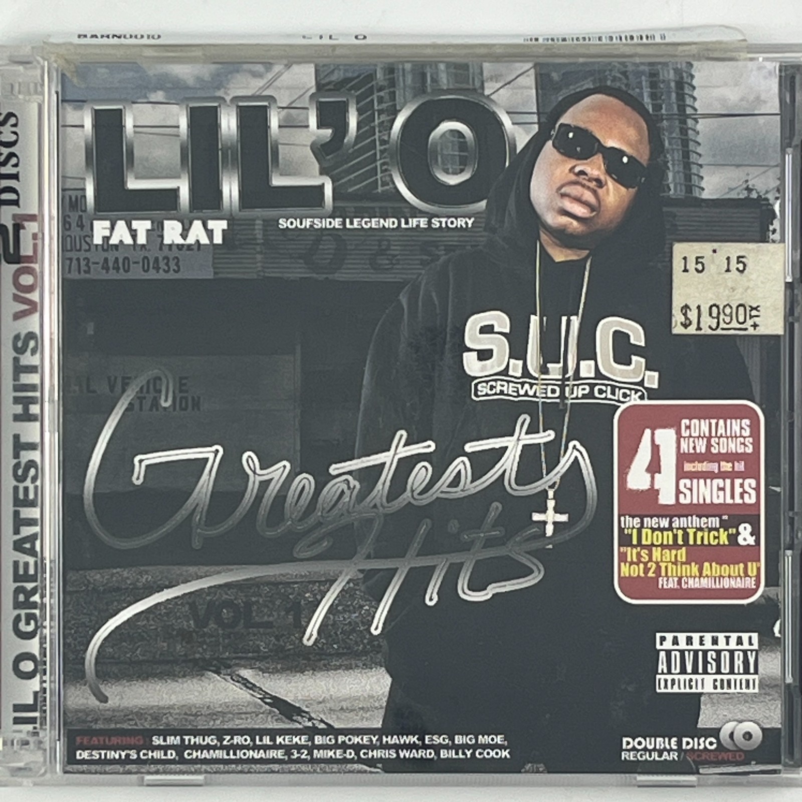 Lil' O - Soufside Legend Life Story (Greatest Hits Vol. 1) - 2 CD