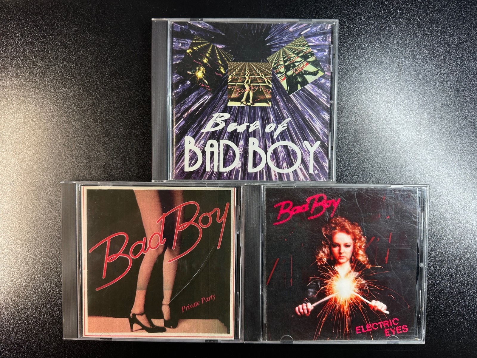 BAD BOY - Milwaukee rock - Best of Bad Boy, Private Party, Electric Eyes CDs.