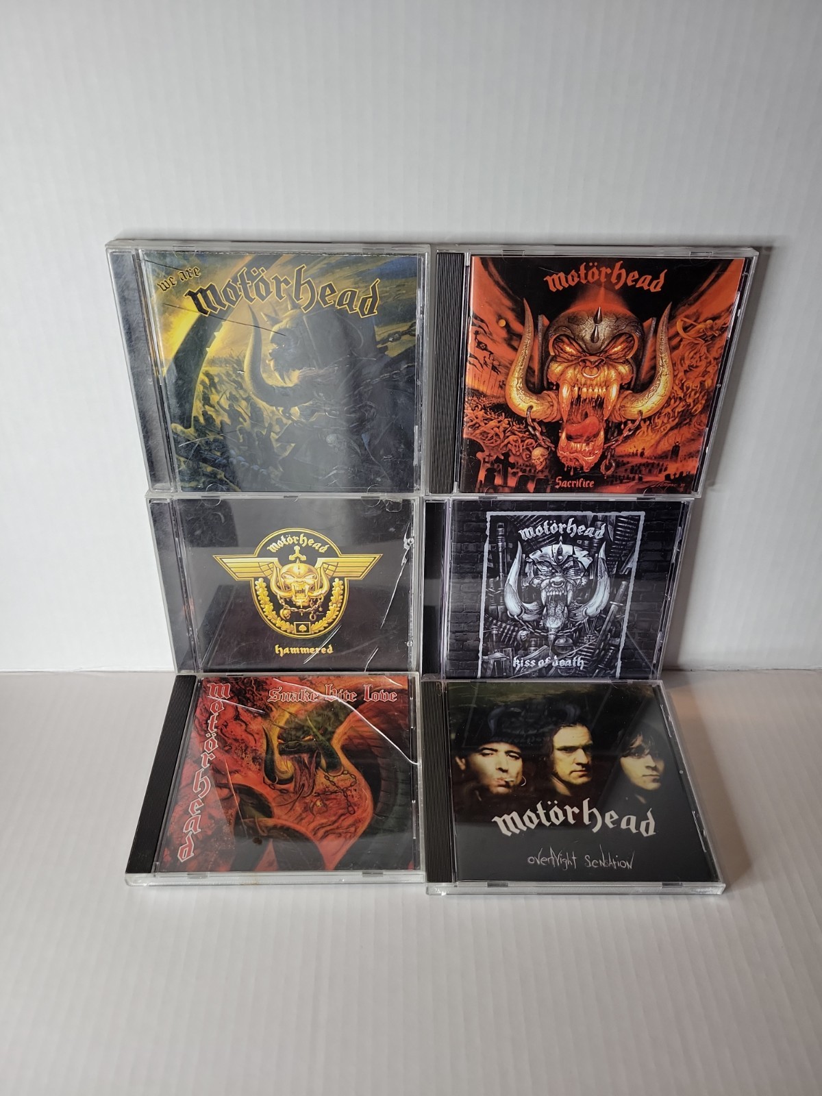 Motorhead 6 CD Lot Bundle Collection: Sacrifice We Are Kiss Of Death Hammered Ov