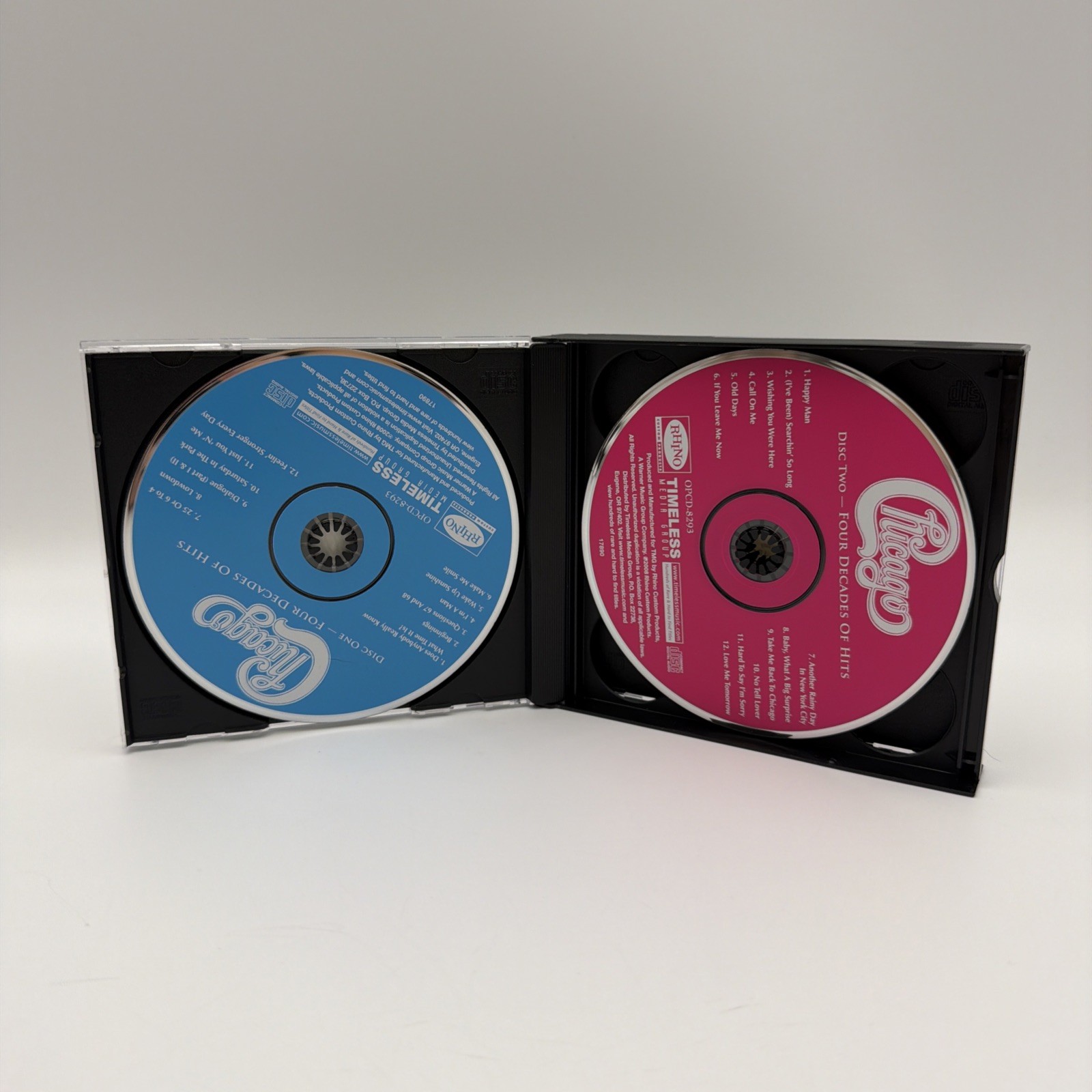Chicago Four Decades of Hits (CD, 2008, Rhino OPCD-8293 (3) Disc (36) Hits!