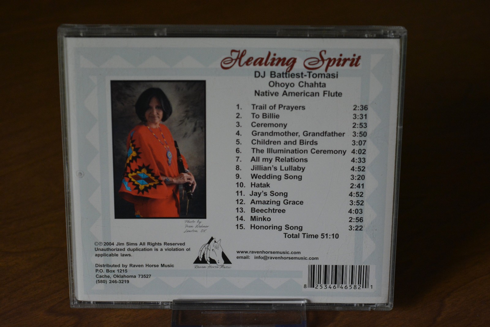 DJ Battiest-Tomasi - Healing Spirit CD 2004 NATIVE AMERICAN FLUTE JIM SIMS RARE