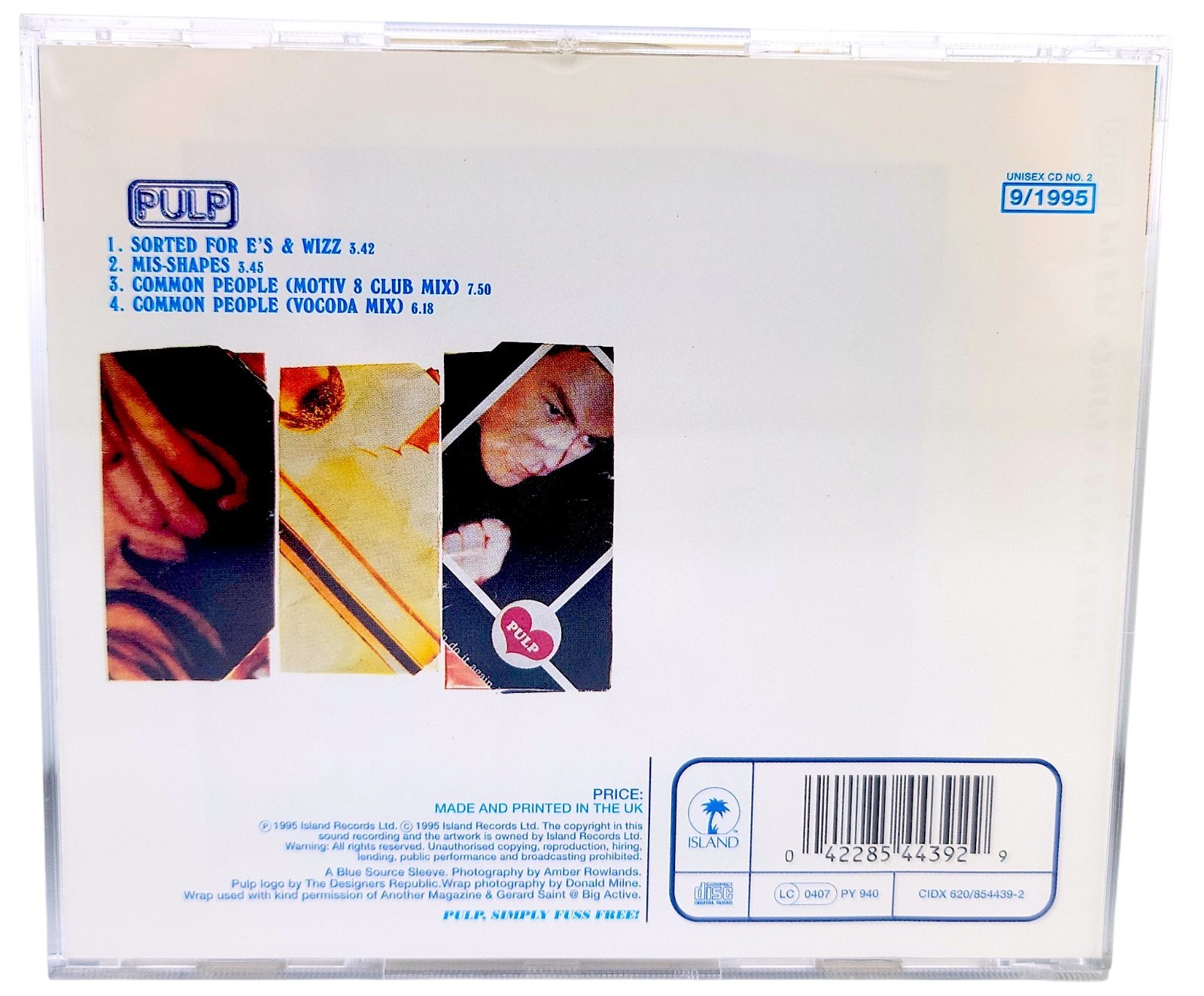 Pulp His N Hers Different Class LipGloss Common People UK Rock Britpop 5 CD Lot