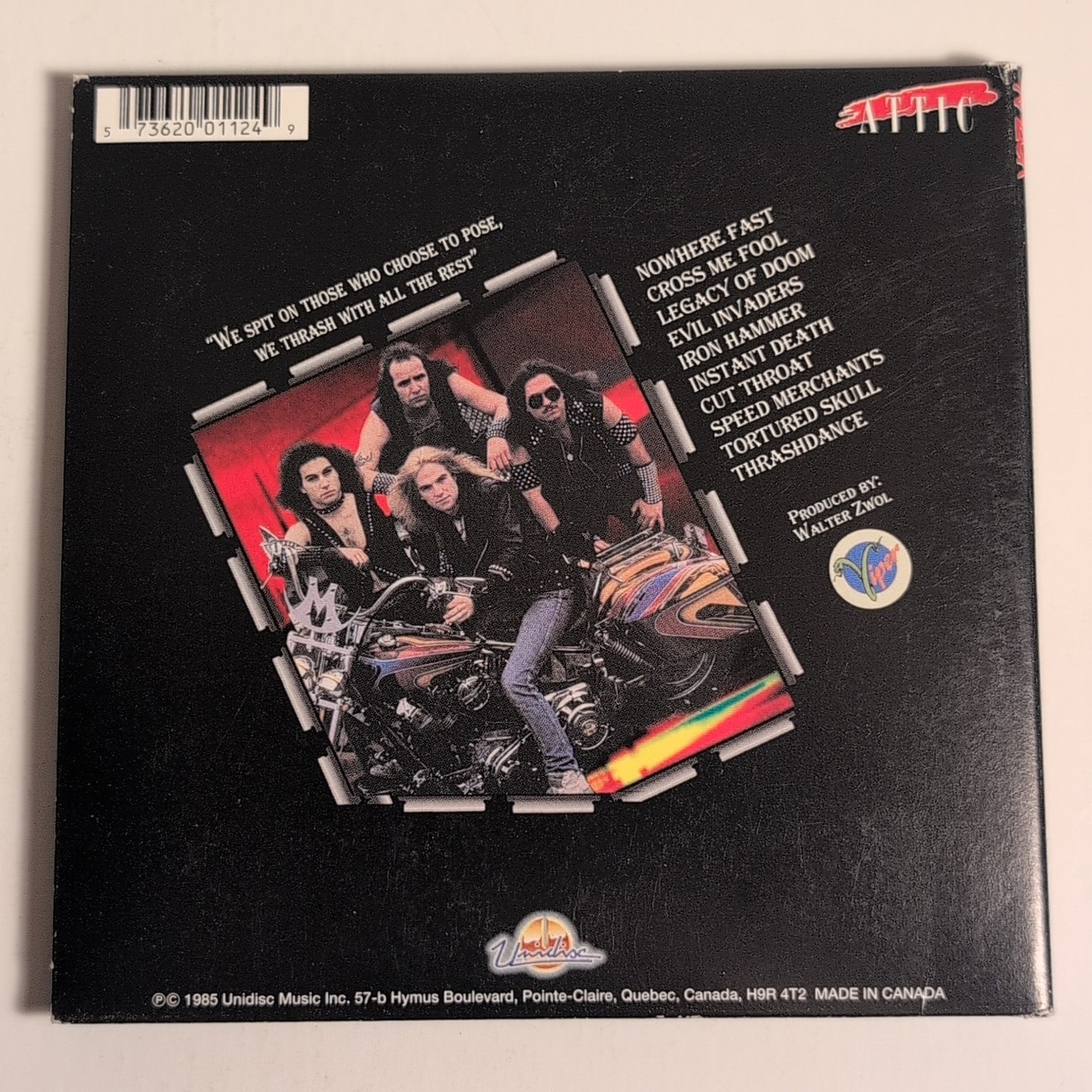 Razor - Evil Invaders CD ATM-0112 Thrash Speed Metal Canada Reissue Digipak