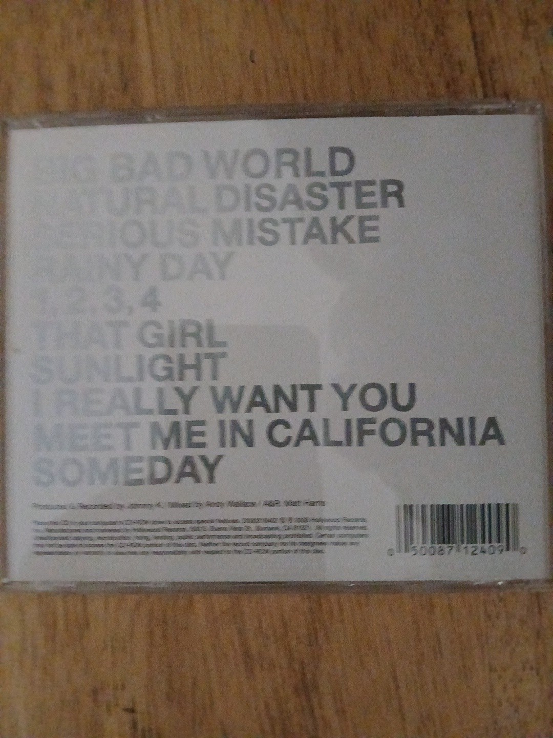 Big Bad World by Plain White T's (CD, 2008)