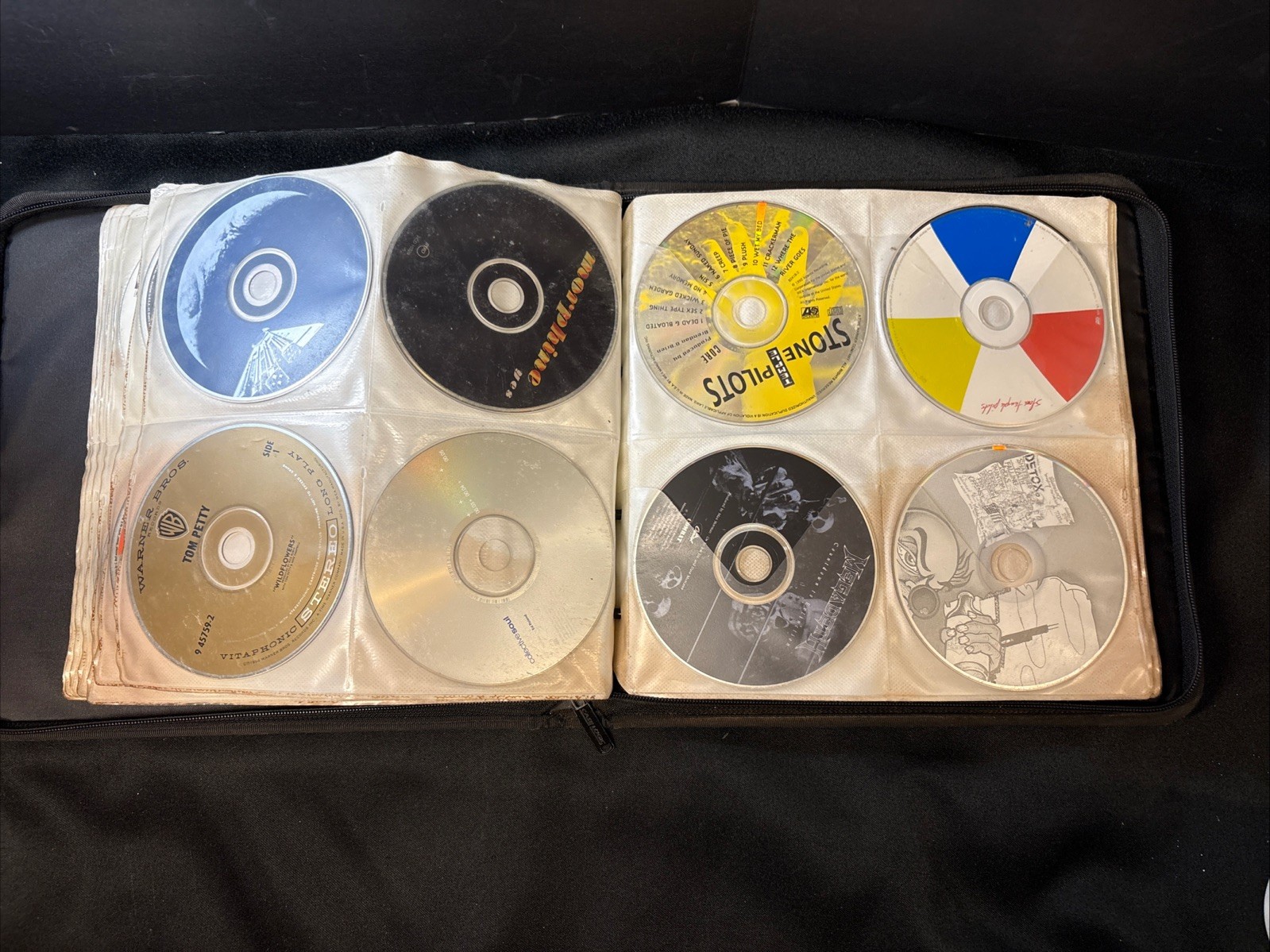 VTG Lot of 90 Rock Music CDs in Binder 70s, 80s & 90s: Ac/Dc Korn Pink Floyd Etc