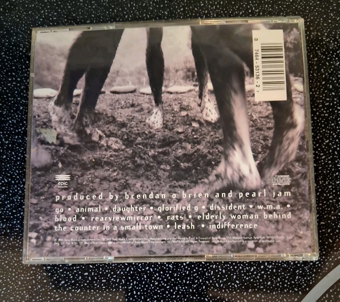 Pearl Jam Vs (CD 1993) Rock Epic Jewel Case 1990s Orange Grunge Very Good