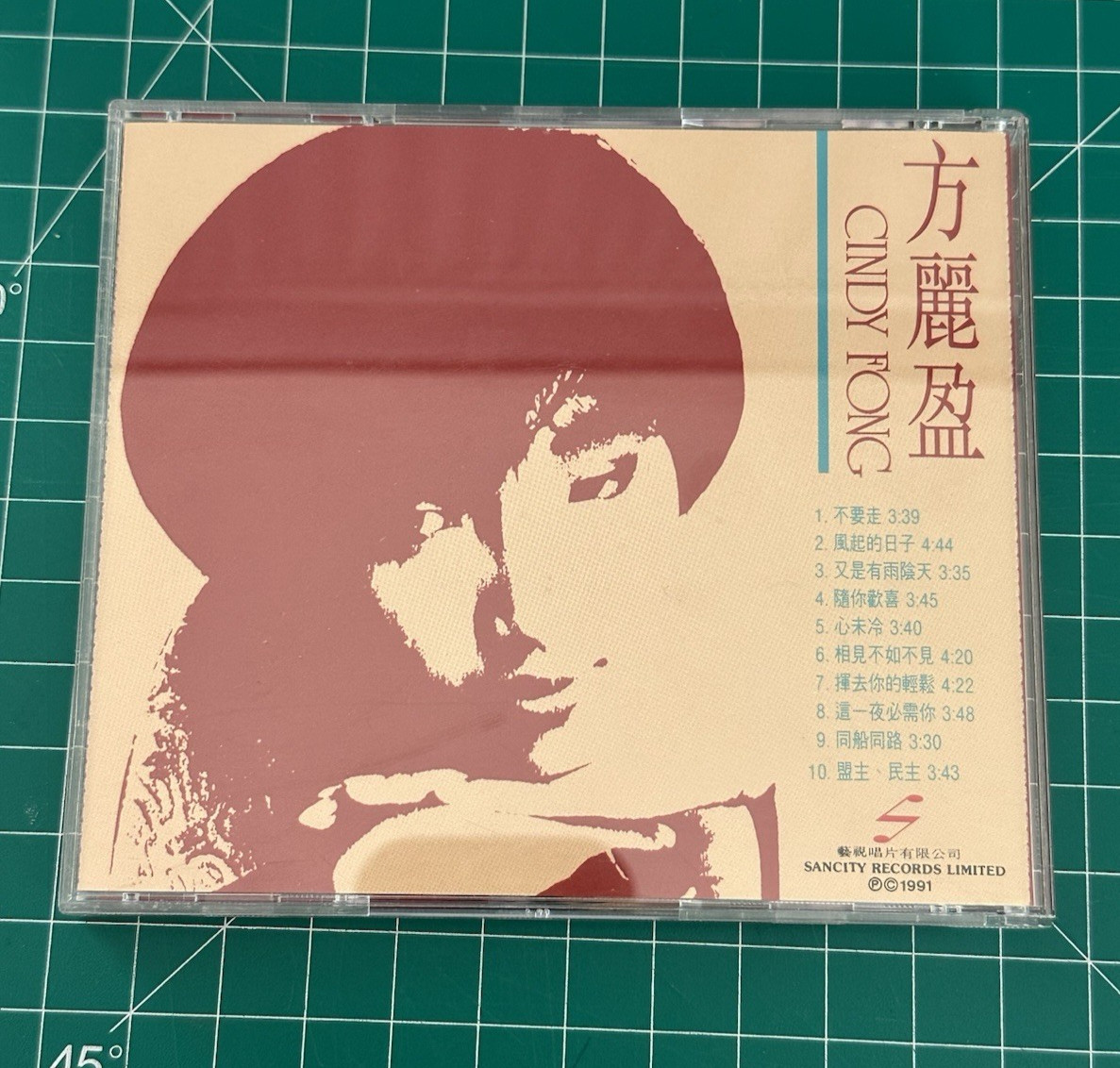Sancity Records Ltd. – SRCD 9101 - Cindy Fong (方麗盈) – 不要走 CD