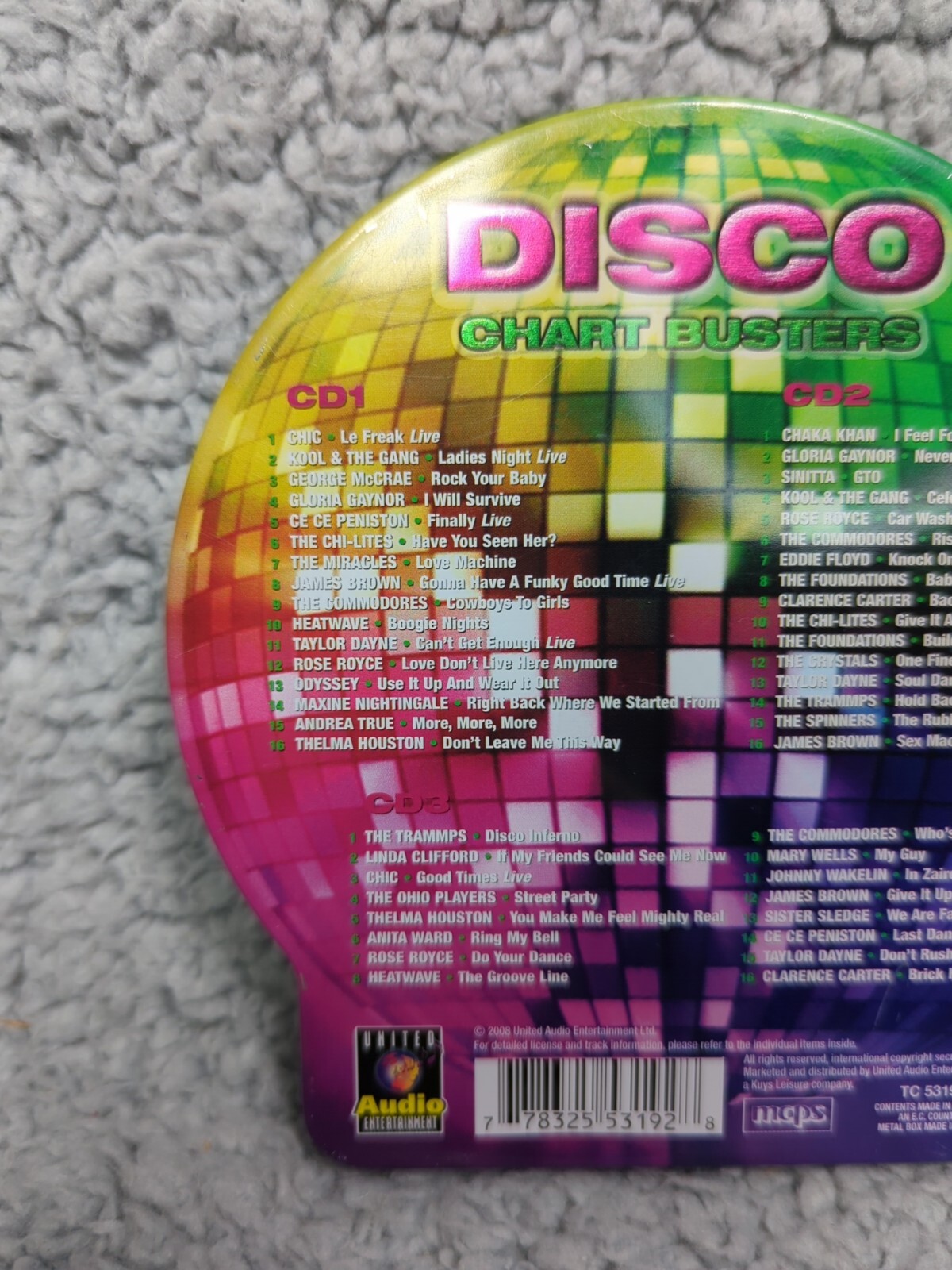 Disco Chart Busters by Various Artists (CD, Dec-2007, United Multi License)