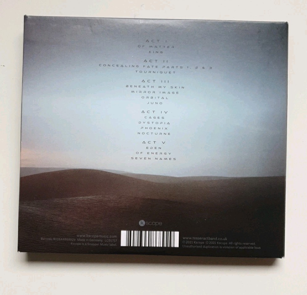 TESSERACT - Portals (2 X CD, 2021) Progressive Metal Digipak KSCOPE689