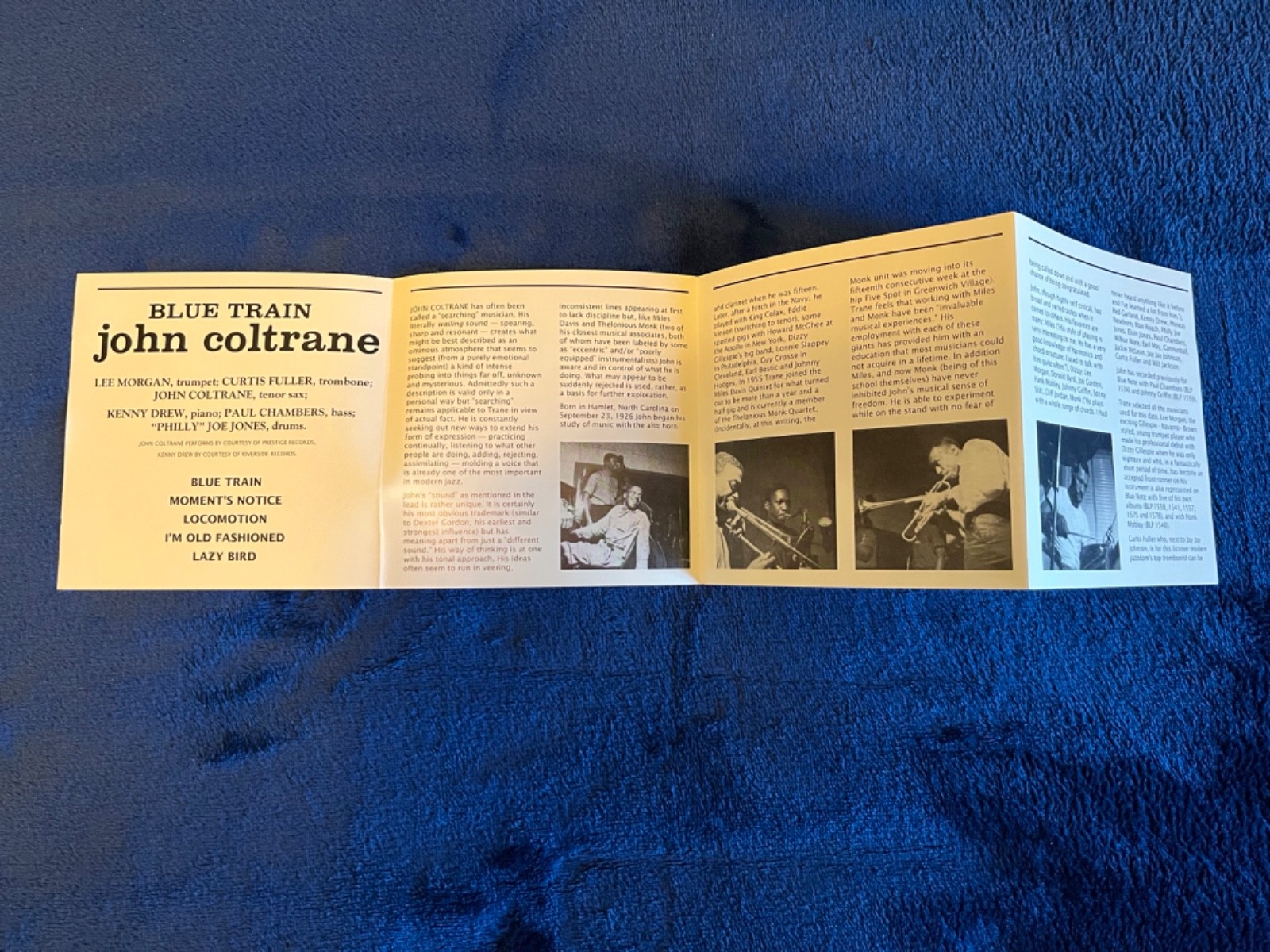 john coltrane BLUE TRAIN, ORIGINAL MASTER RECORDING ULTRA DISC GOLD