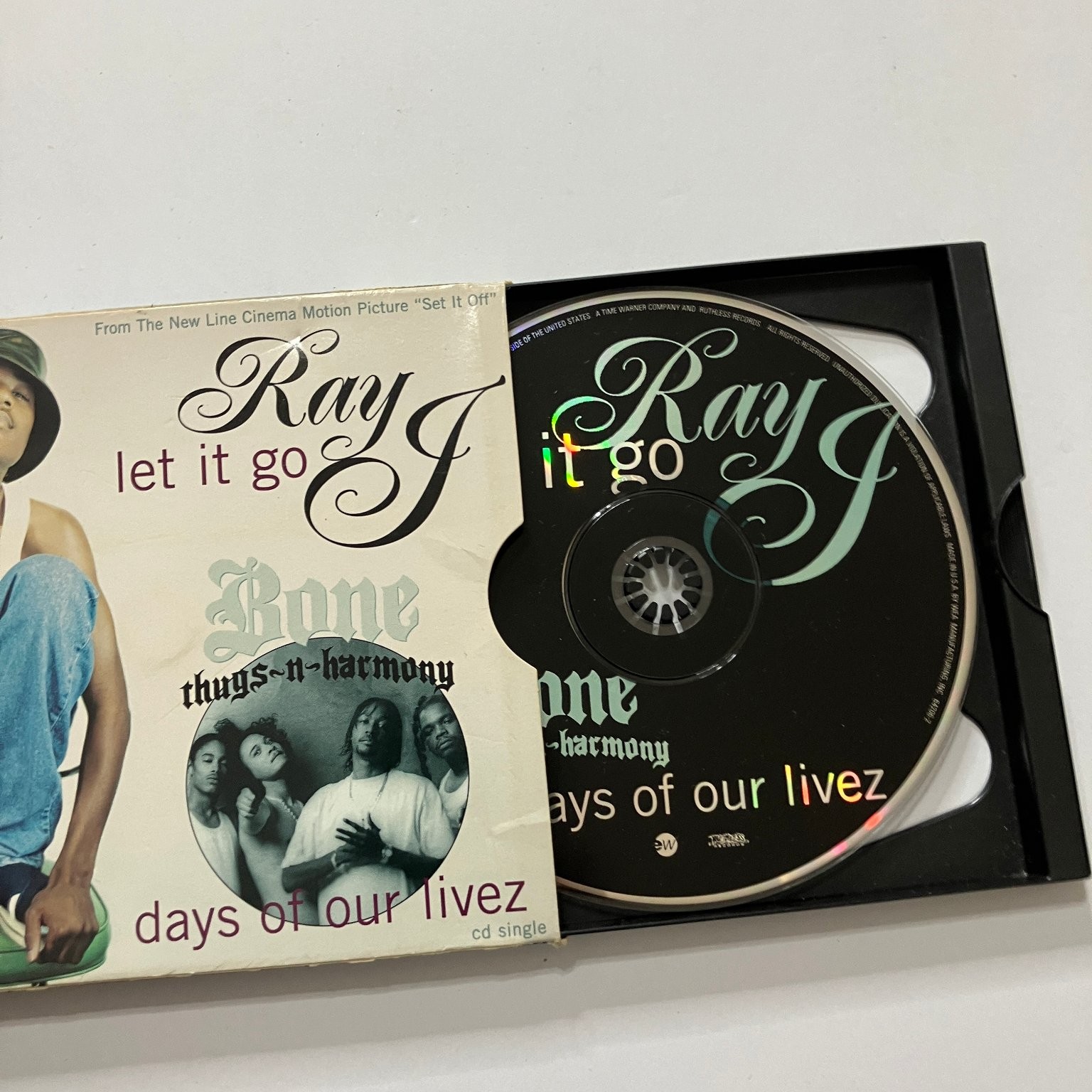 Ray J / Bone Thugs-n-Harmony – Let It Go / Days Of Our Livez CD Single 1996 R&B