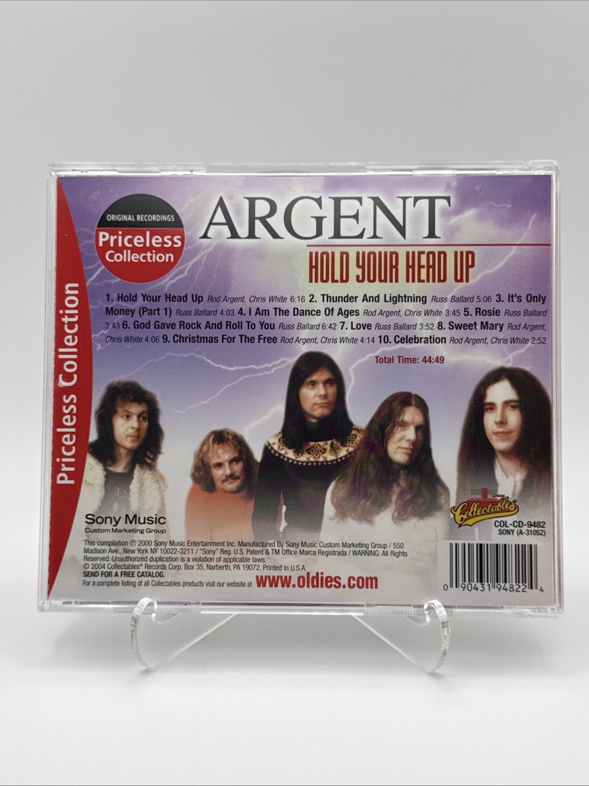 Hold Your Head Up [2000] by Argent (CD, Oct-2005, Collectables) | VERY GOOD