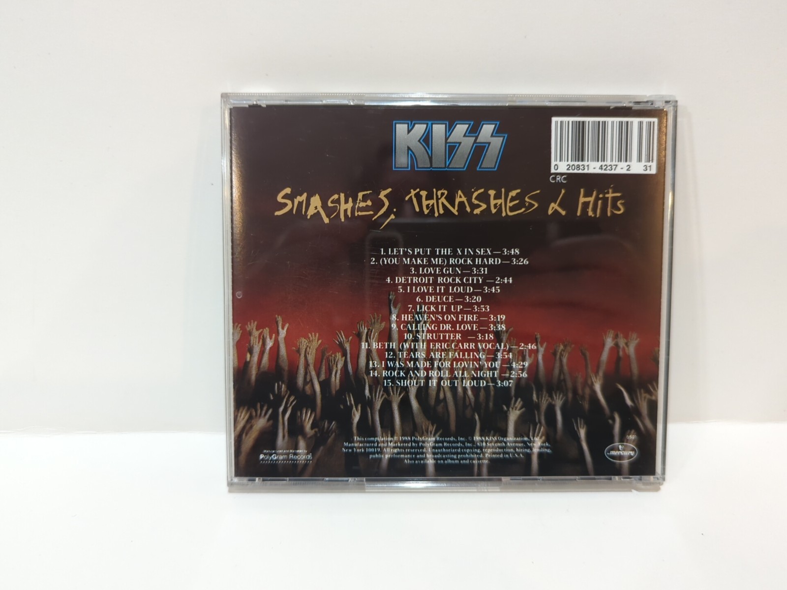 Kiss - Smashes, Thrashes and Hits CD - 1988 Mercury (P2-36427)